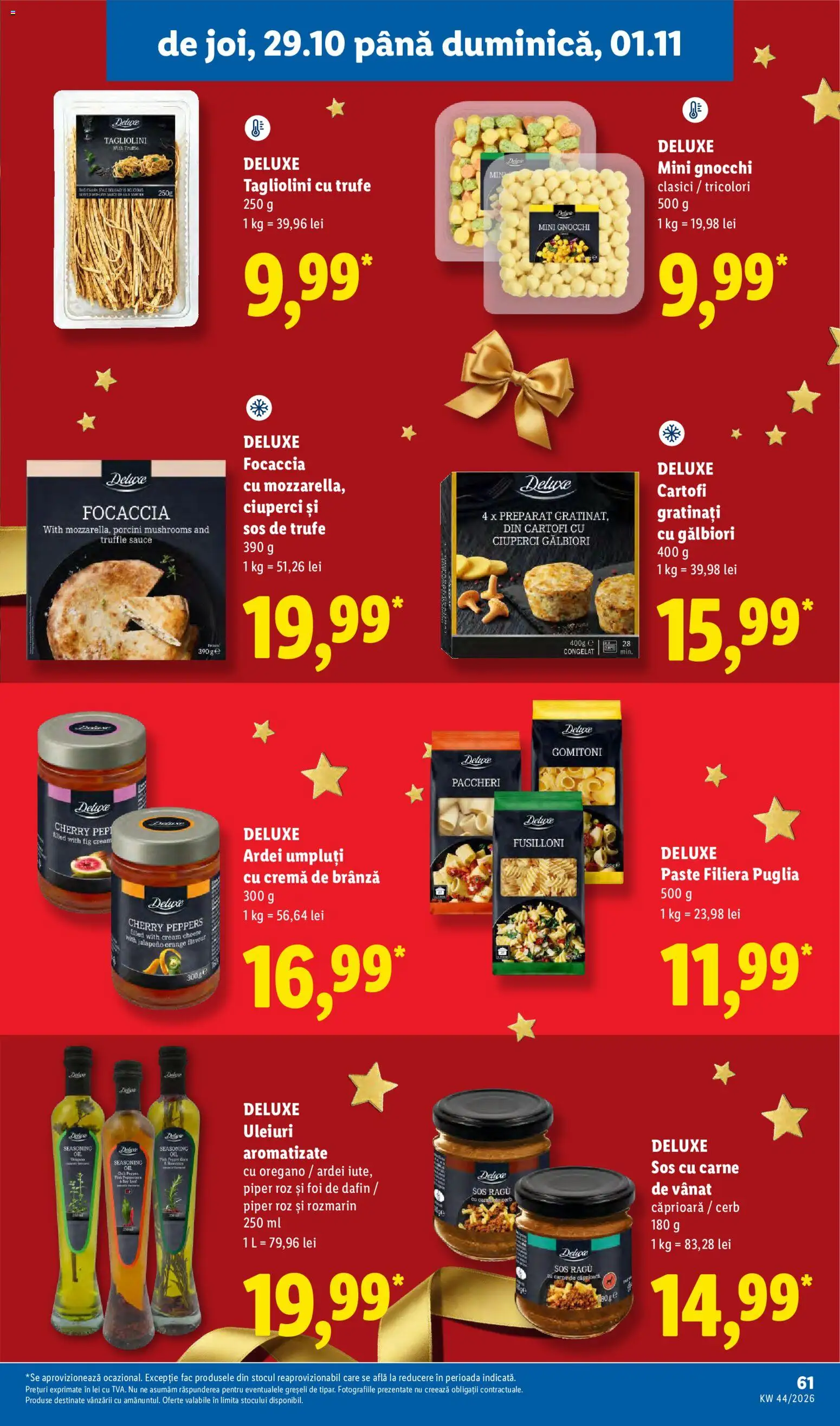 Catalog LIDL 26 - 31 Octombrie 2026 | Pagina 61 | Produse: Brânză, Cremă de brânză, Piper, Deluxe