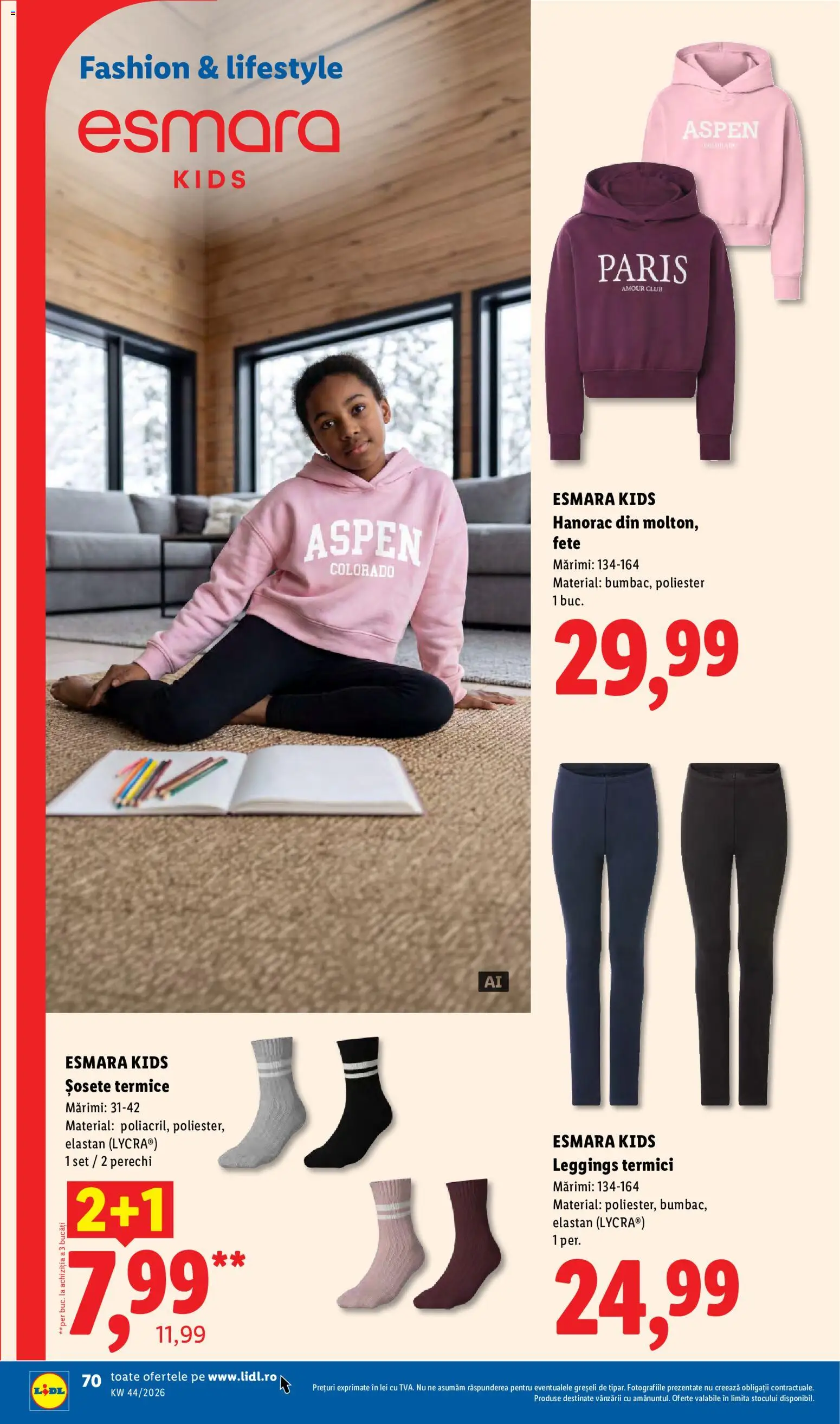Catalog LIDL 26 - 31 Octombrie 2026 | Pagina 70 | Produse: Sport, Șosete, Hanorac