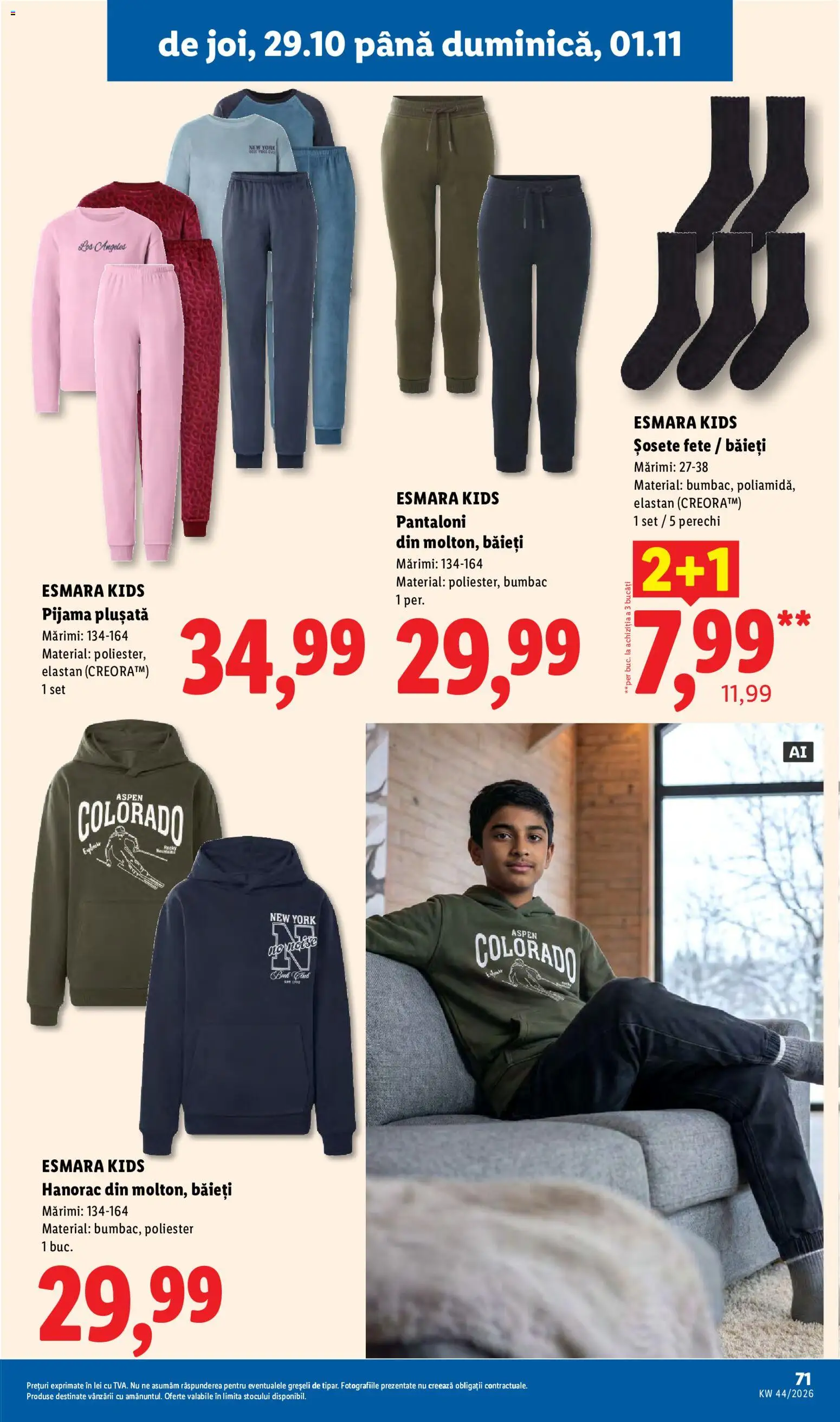 Catalog LIDL 26 - 31 Octombrie 2026 | Pagina 71 | Produse: Sport, Pantaloni, Șosete, Hanorac