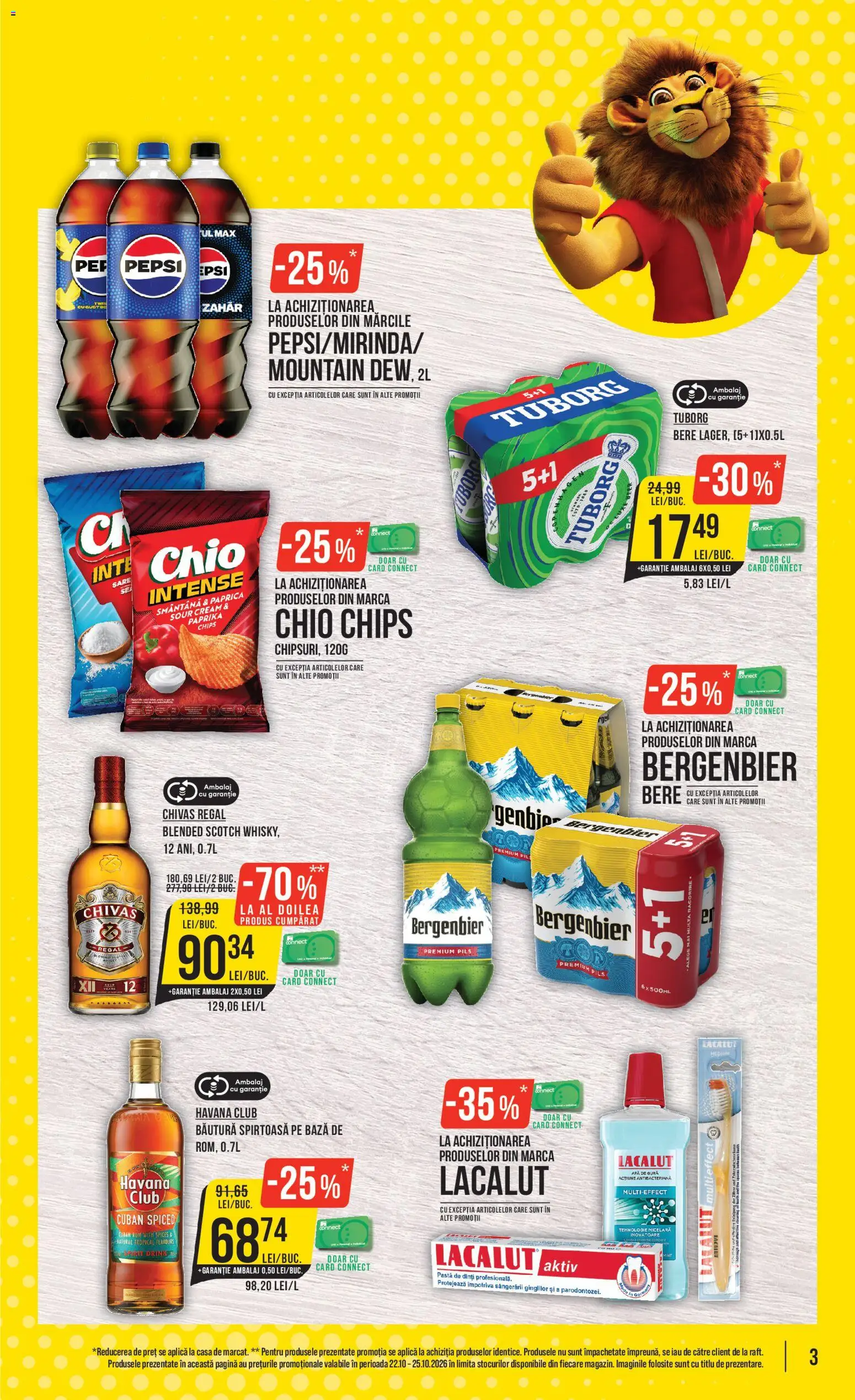 Catalog Mega Image 22 - 27 Octombrie 2026 | Pagina 3 | Produse: Bergenbier, Intense, Smântână, Sare