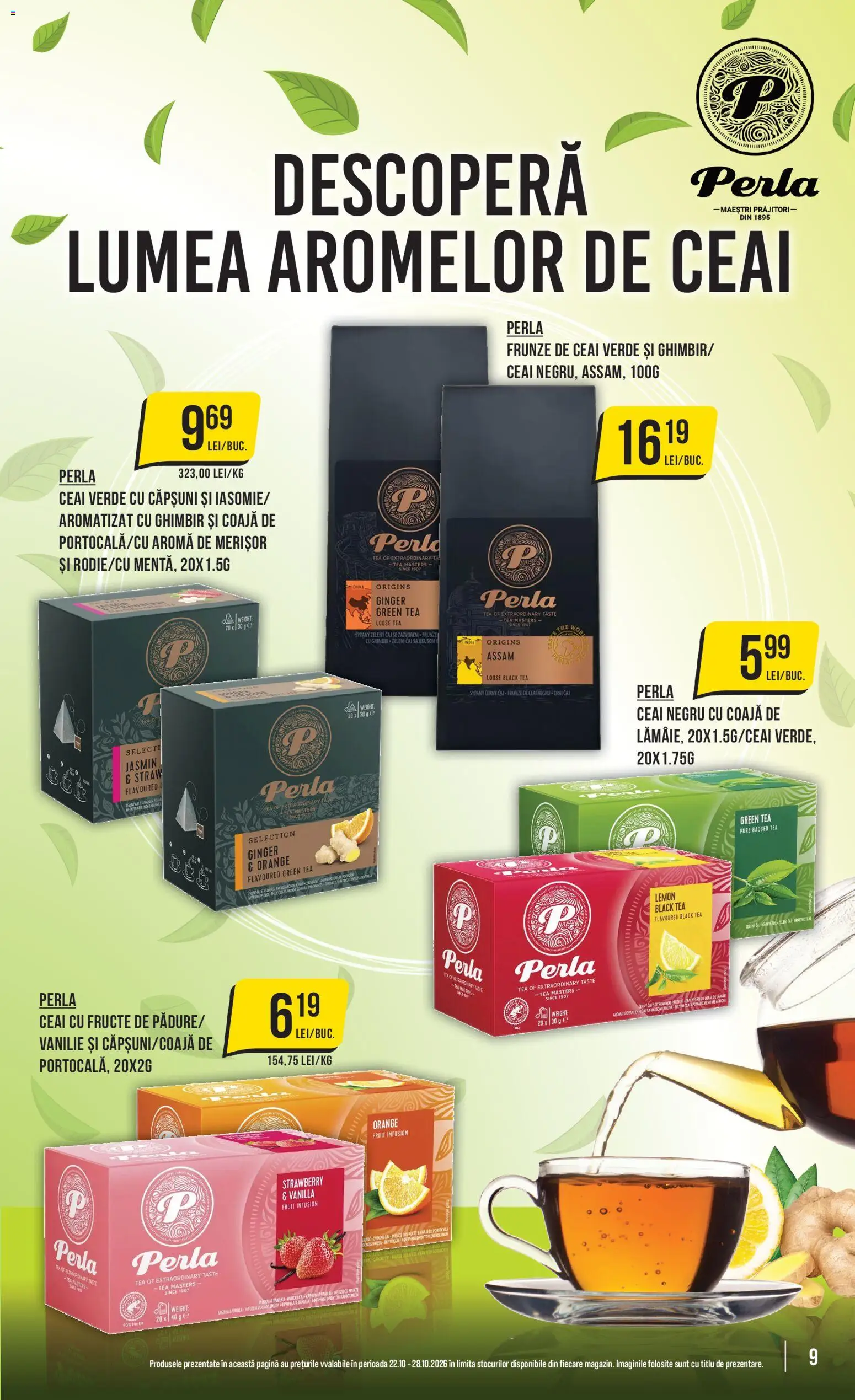 Catalog Mega Image 22 - 27 Octombrie 2026 | Pagina 9 | Produse: Ceai, Căpșuni, Fructe, Black