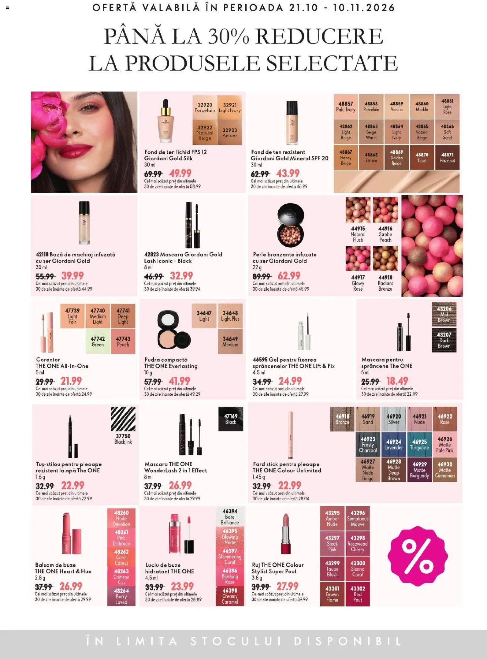 Catalog Oriflame 21 Octombrie - 9 Noiembrie 2026 | Pagina 12 | Produse: Bază de machiaj, Perle, Blush, Plus