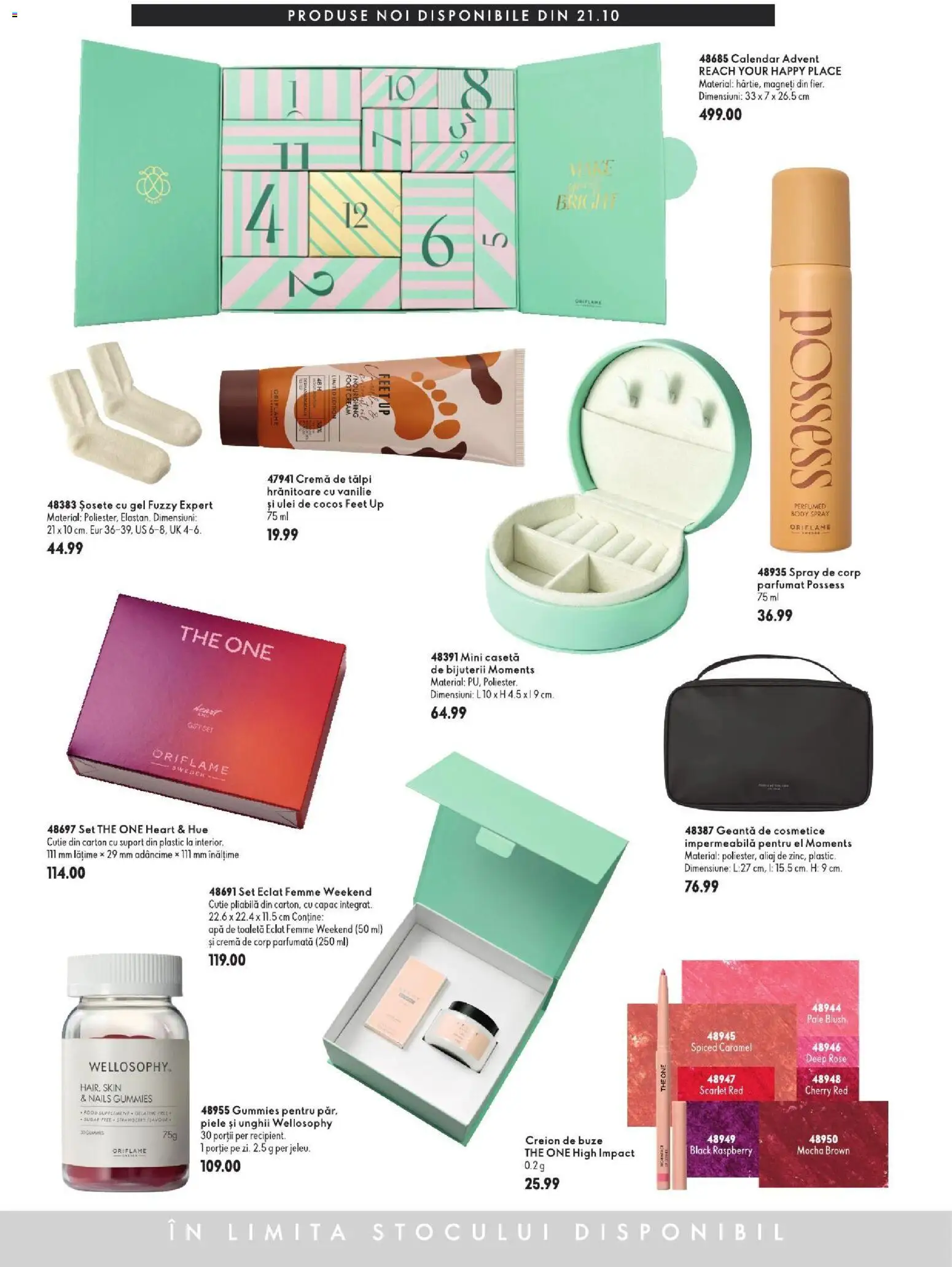 Catalog Oriflame 21 Octombrie - 9 Noiembrie 2026 | Pagina 2 | Produse: Body, Ulei, Apă, Suport