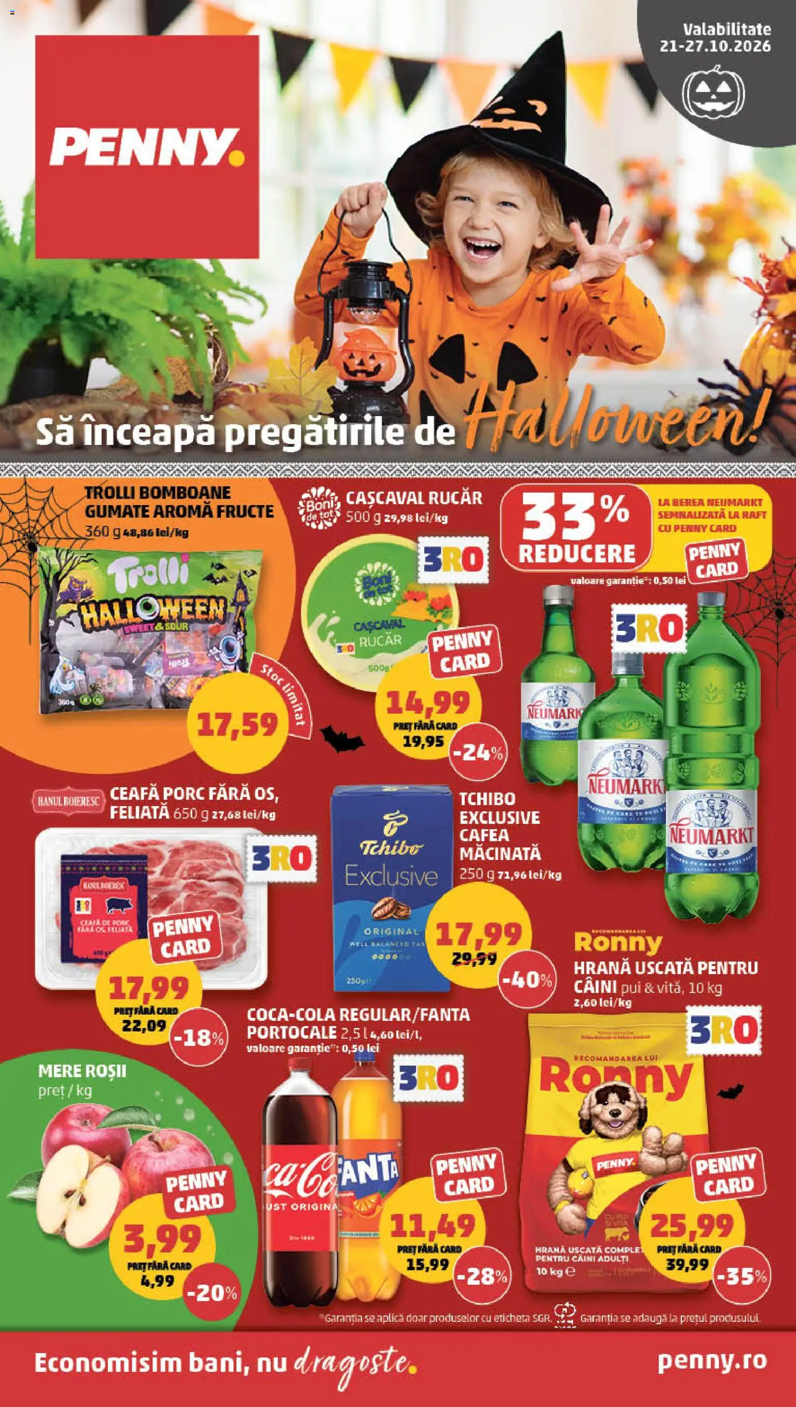 Catalog PENNY Market 21 - 26 Octombrie 2026 | Pagina 1 | Produse: Aplică, Cafea macinata, Raft, Mere