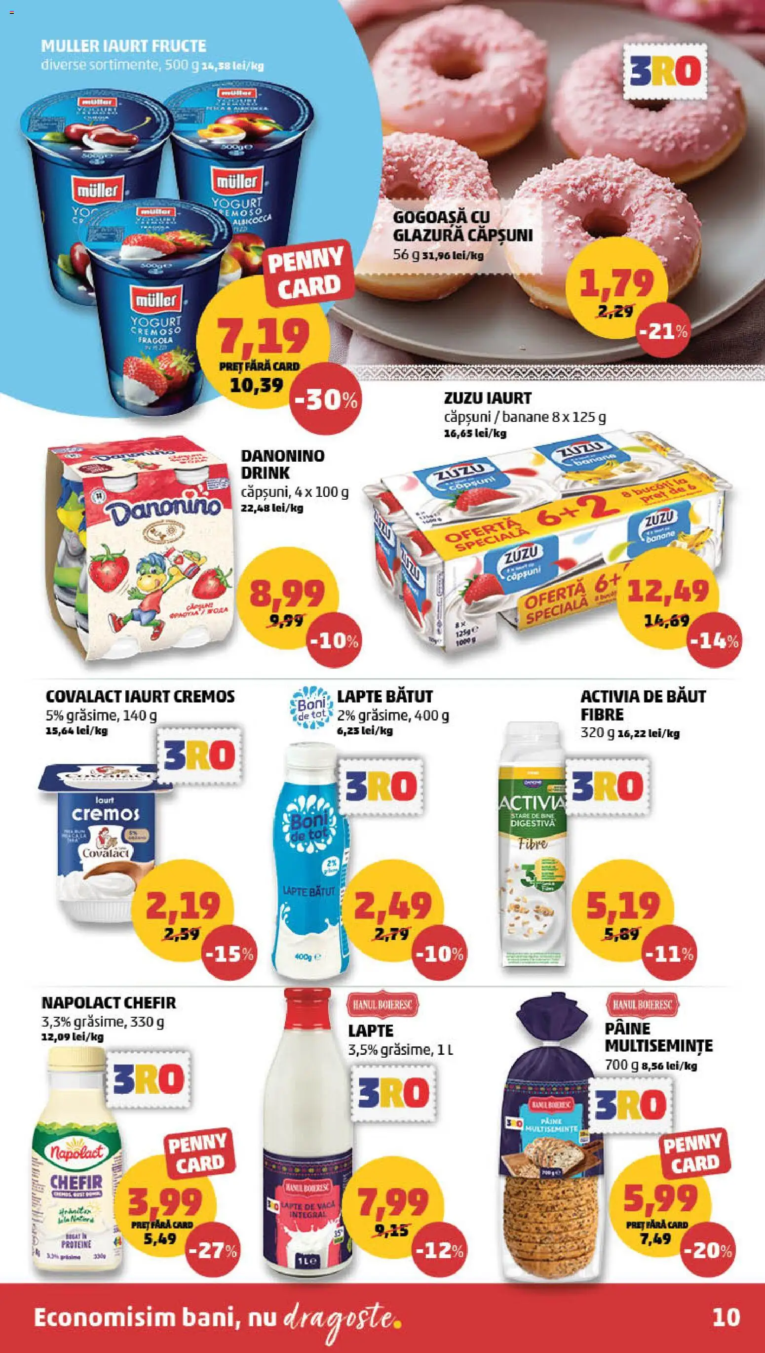 Catalog PENNY Market 21 - 26 Octombrie 2026 | Pagina 10 | Produse: Proteine, Lapte, Kefir, Banane