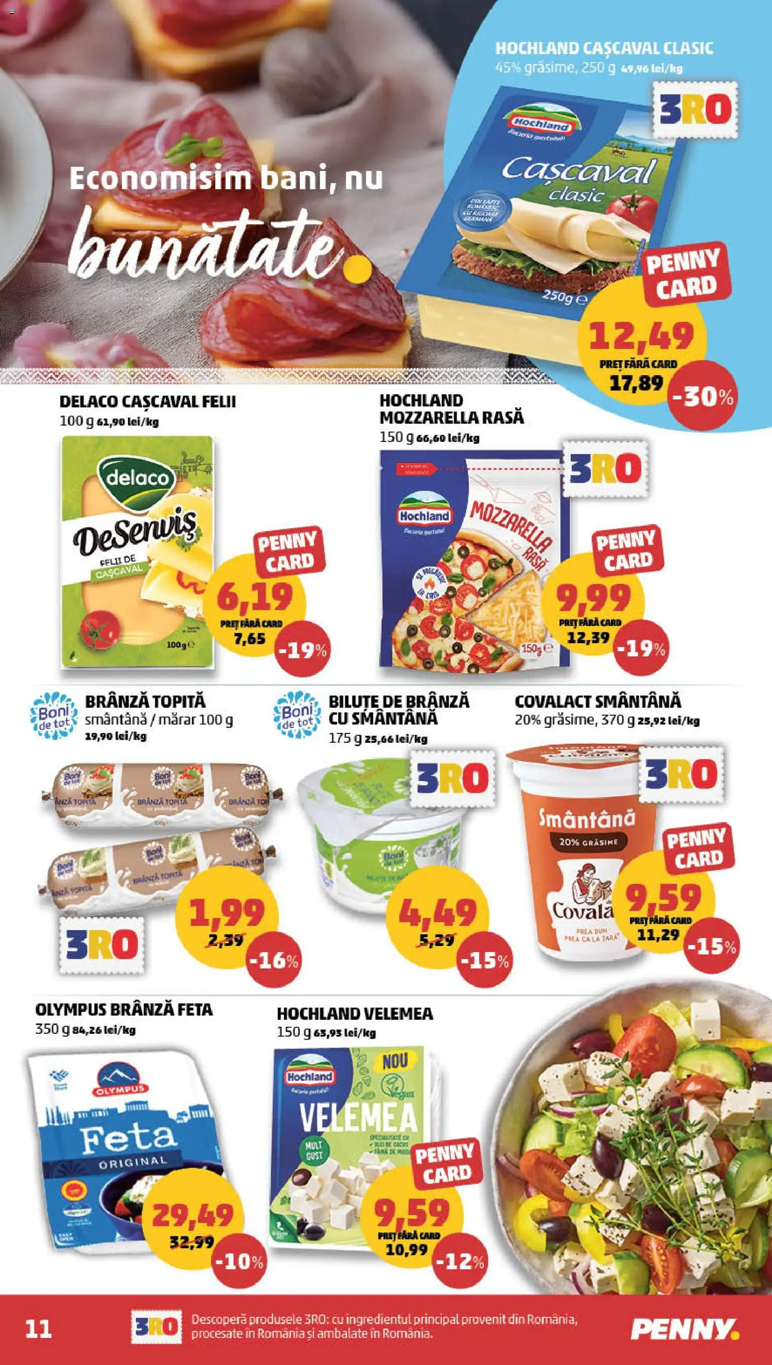 Catalog PENNY Market 21 - 26 Octombrie 2026 | Pagina 11 | Produse: Mărar, Cașcaval, Mozzarella, Brânză