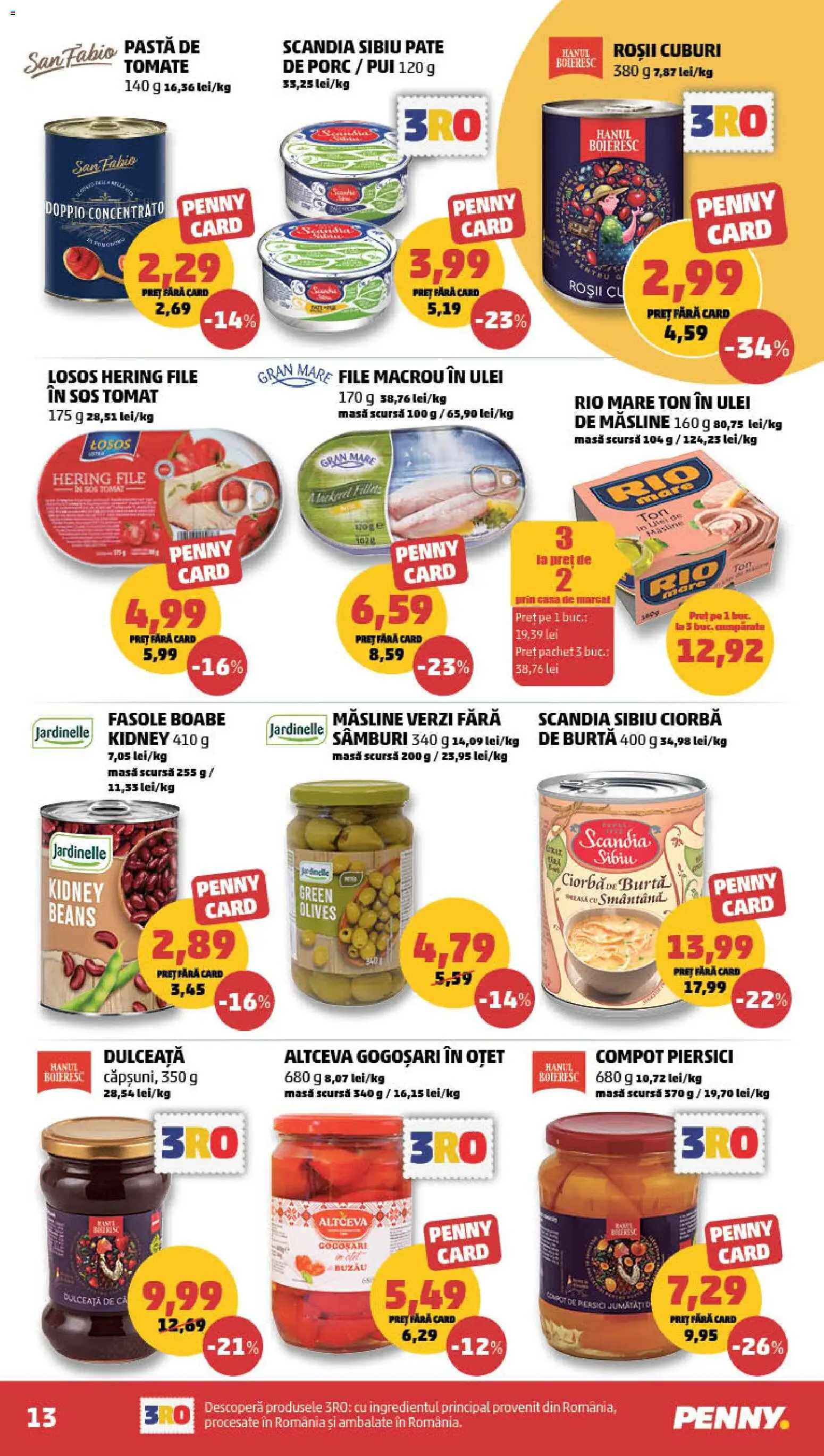 Catalog PENNY Market 21 - 26 Octombrie 2026 | Pagina 13 | Produse: Masă, Oțet, Paste, Sos