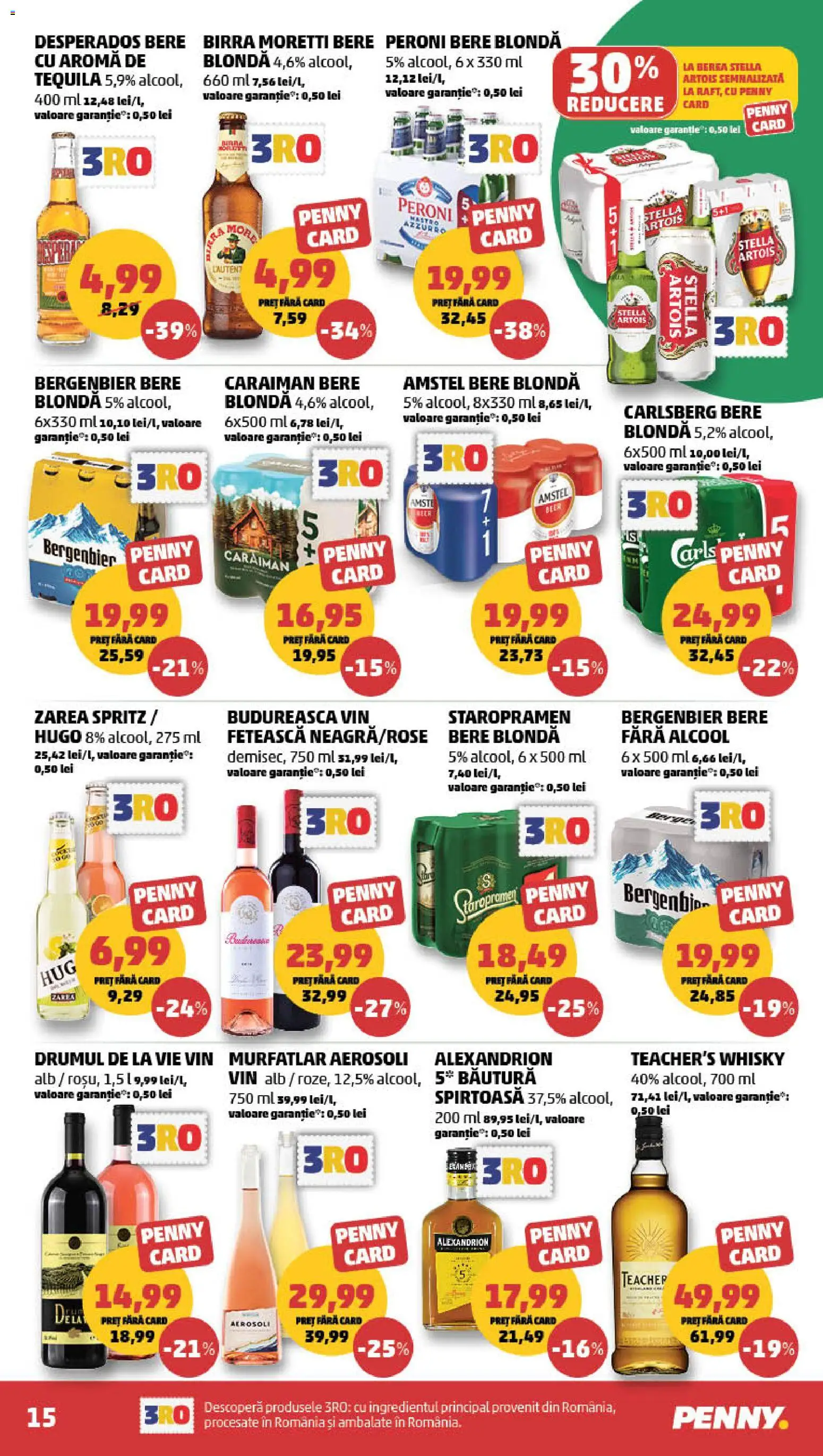 Catalog PENNY Market 21 - 26 Octombrie 2026 | Pagina 15 | Produse: Staropramen, Desperados, Vin, Hugo