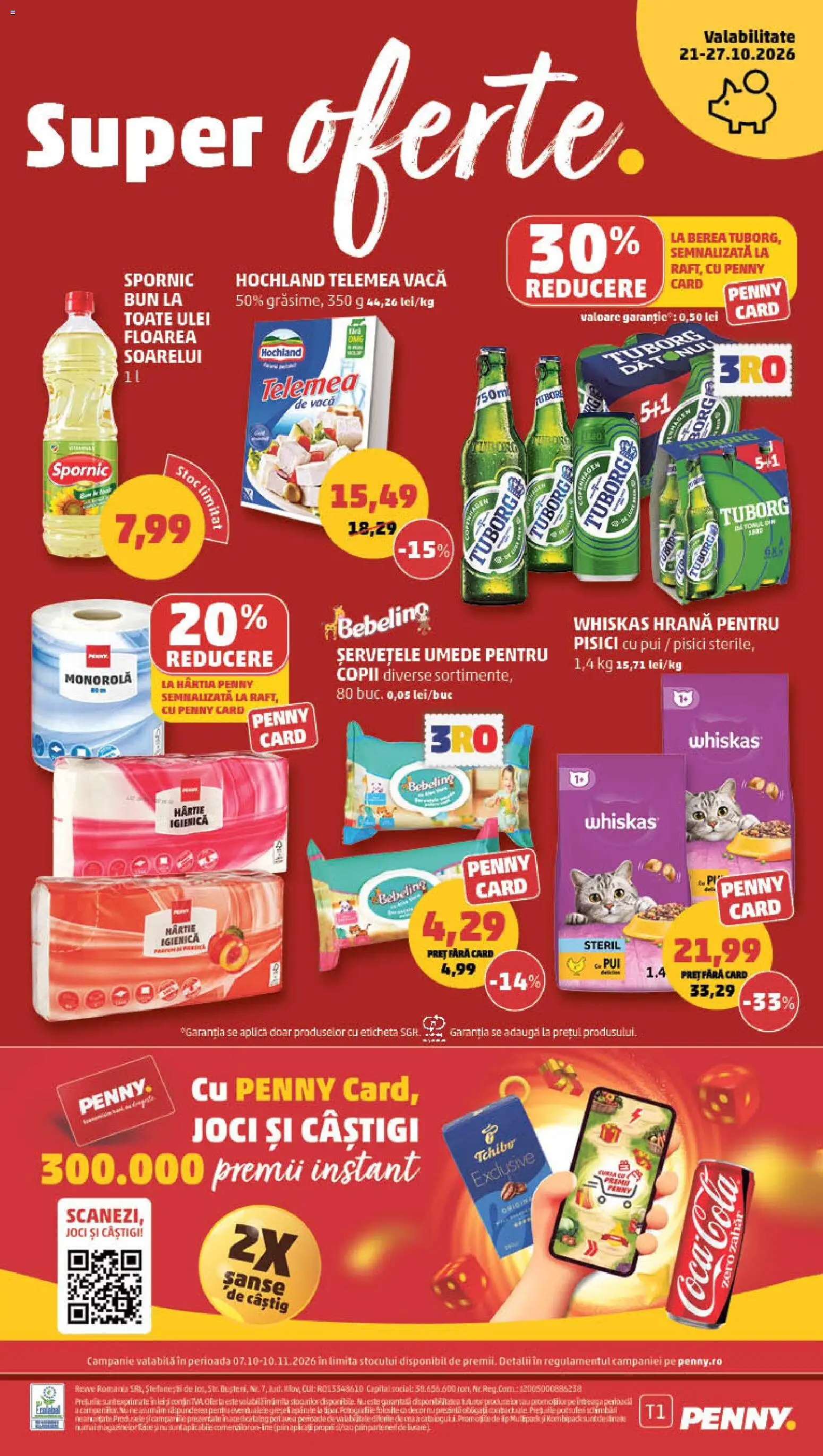 Catalog PENNY Market 21 - 26 Octombrie 2026 | Pagina 20 | Produse: Whiskas, Pui, Role, Floarea Soarelui