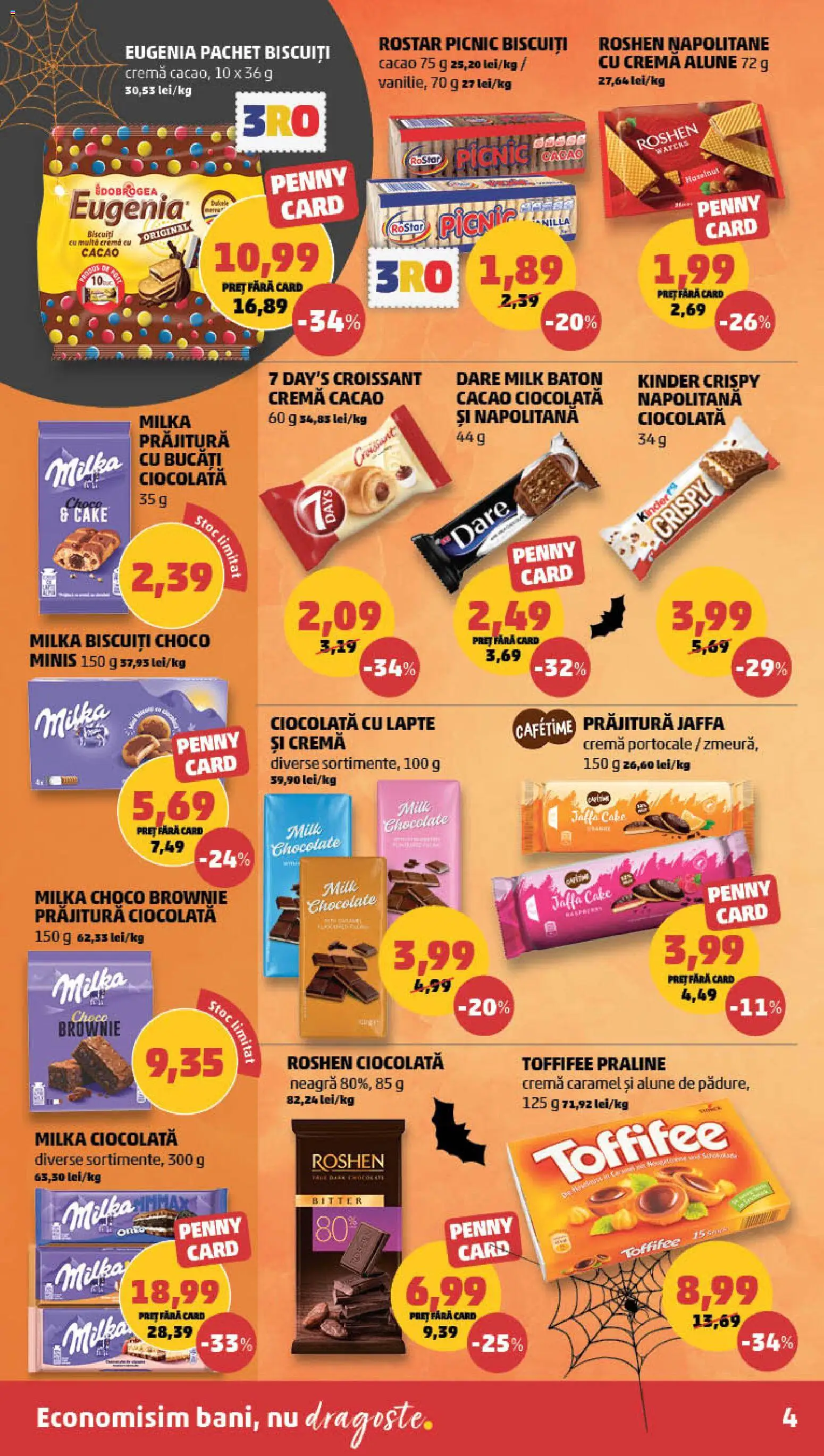 Catalog PENNY Market 21 - 26 Octombrie 2026 | Pagina 4 | Produse: Toffifee, Prăjitură, Praline, Cremă
