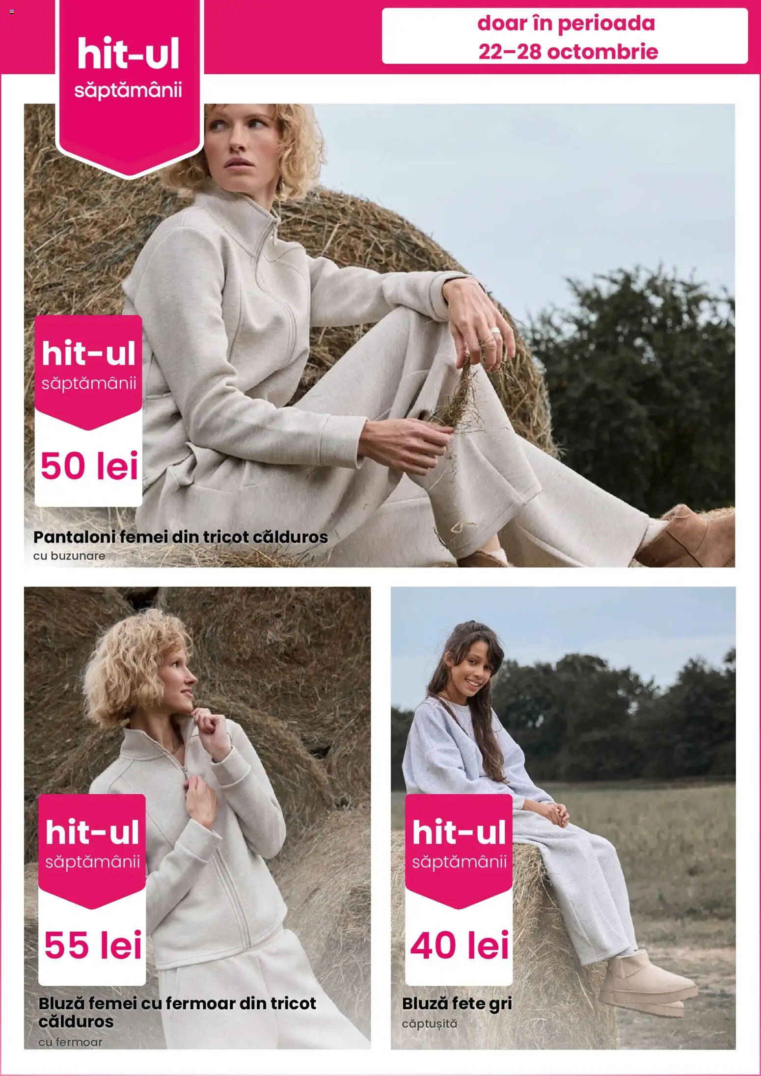 Catalog Pepco 22 - 27 Octombrie 2026 | Pagina 2 | Produse: Bluză, Buzunare, Pantaloni