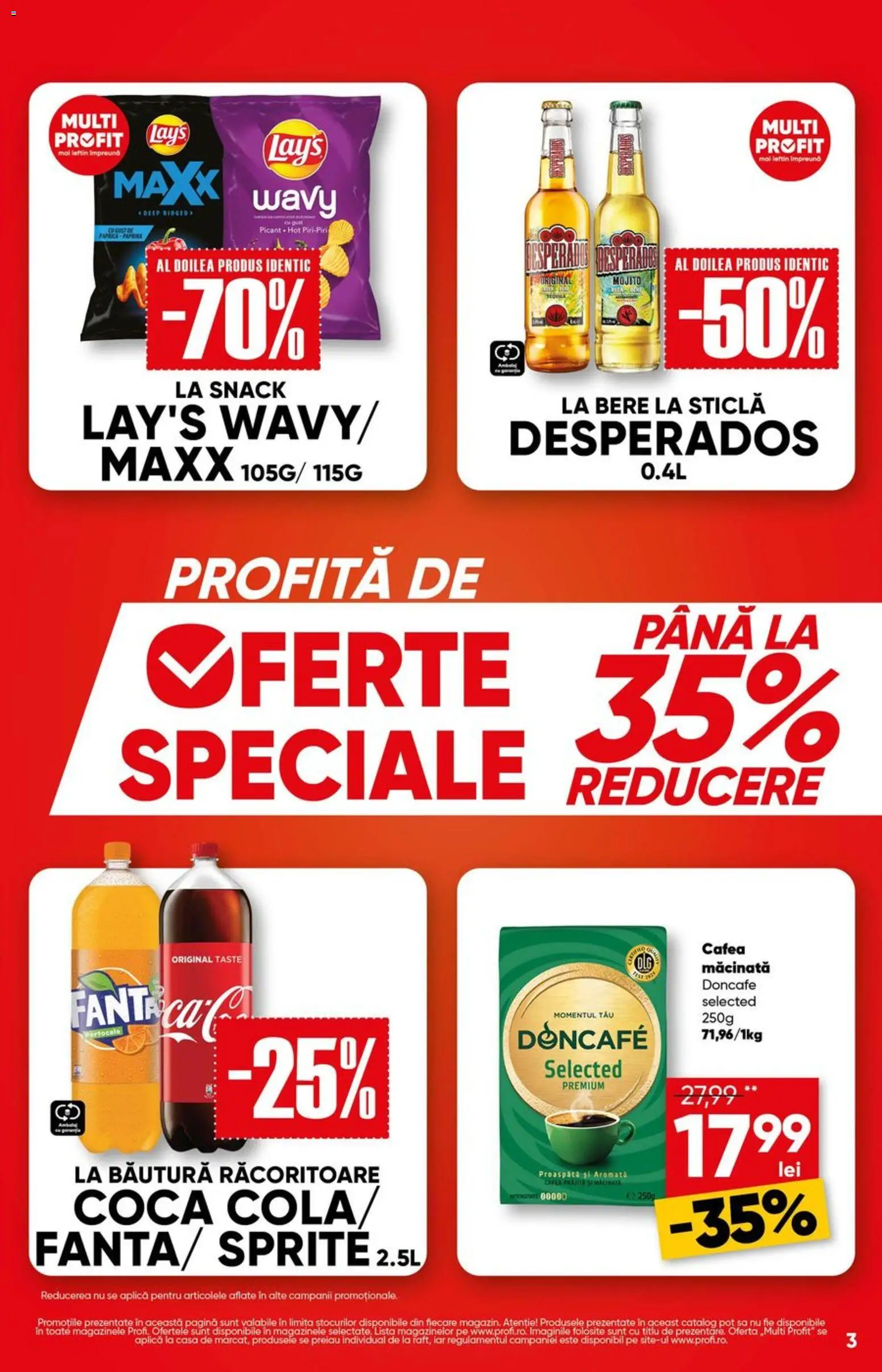 Catalog Profi 22 - 27 Octombrie 2026 | Pagina 3 | Produse: Aplică, Bautura racoritoare, Doncafe, Bere