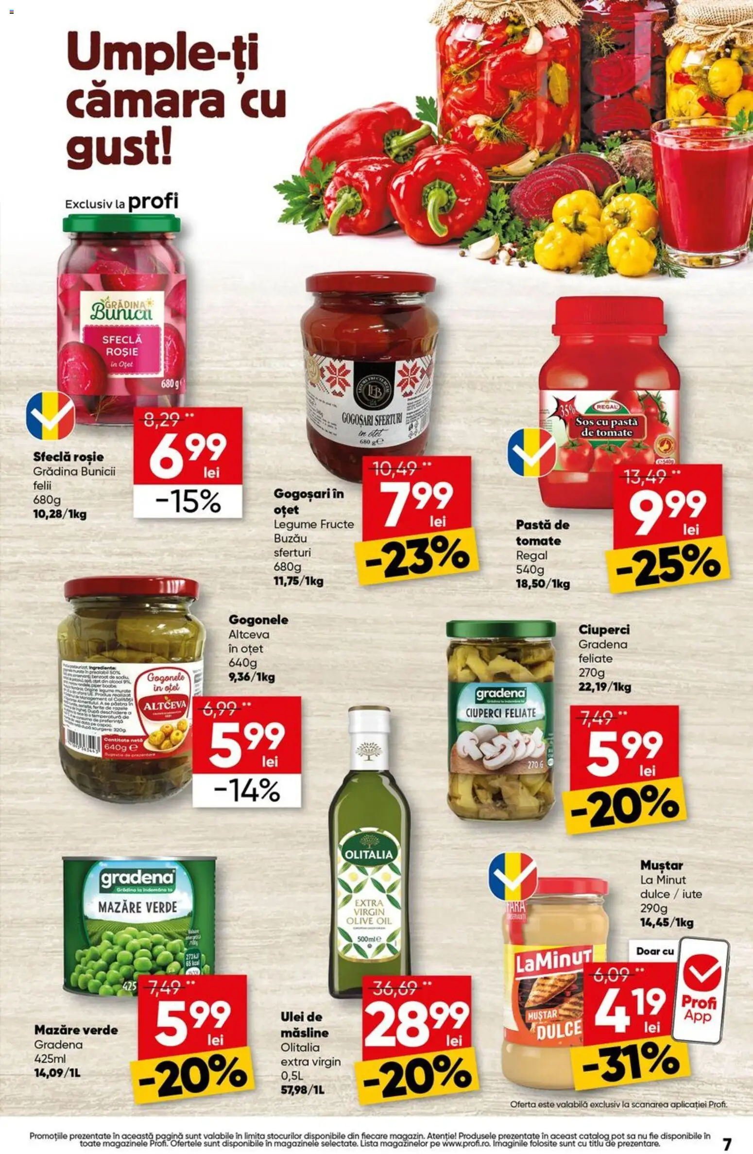 Catalog Profi 22 - 27 Octombrie 2026 | Pagina 7 | Produse: Mazăre, Muștar, Paste, Sfeclă