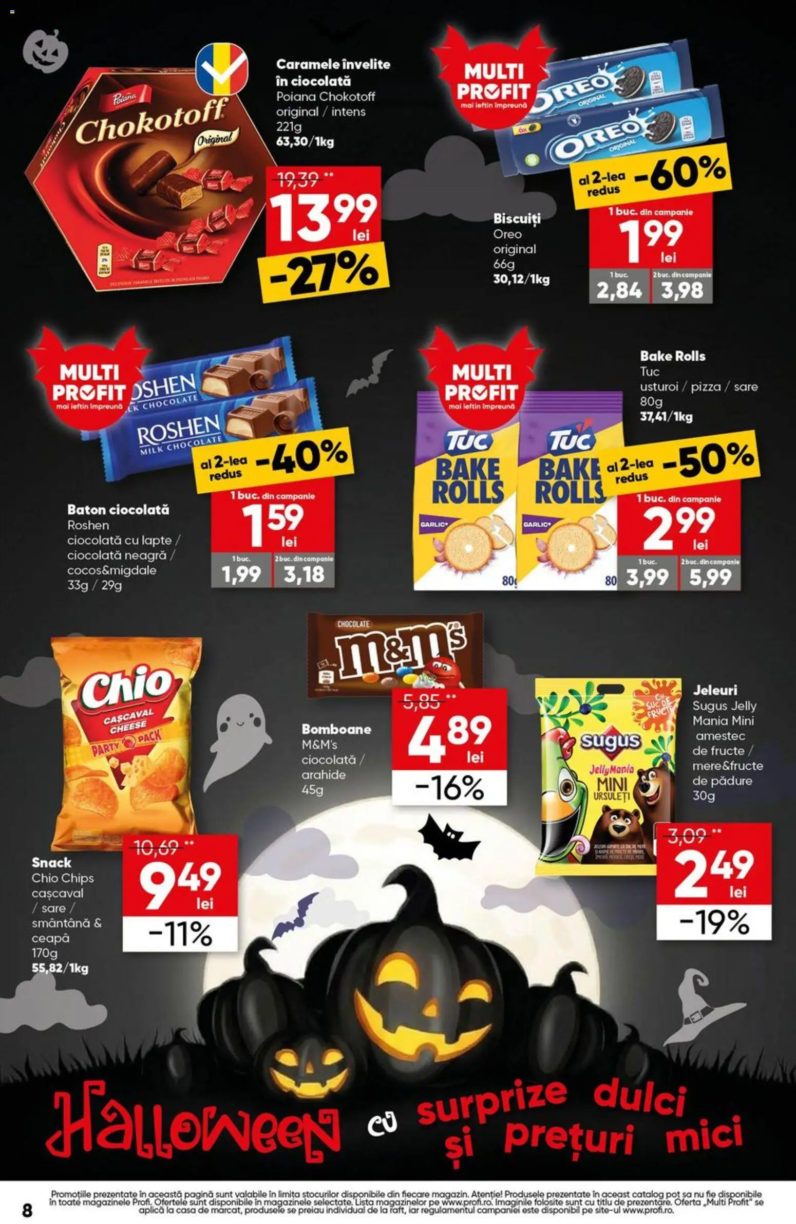 Catalog Profi 22 - 27 Octombrie 2026 | Pagina 8 | Produse: Lapte, Pizza, Smântână, Biscuiți