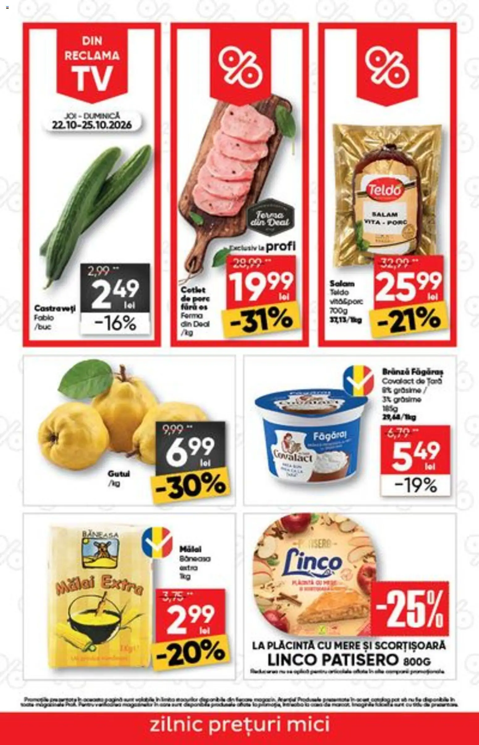 Catalog Profi 22 - 27 Octombrie 2026 | Pagina 2 | Produse: Vită, Covalact de tara, Mere, Mălai