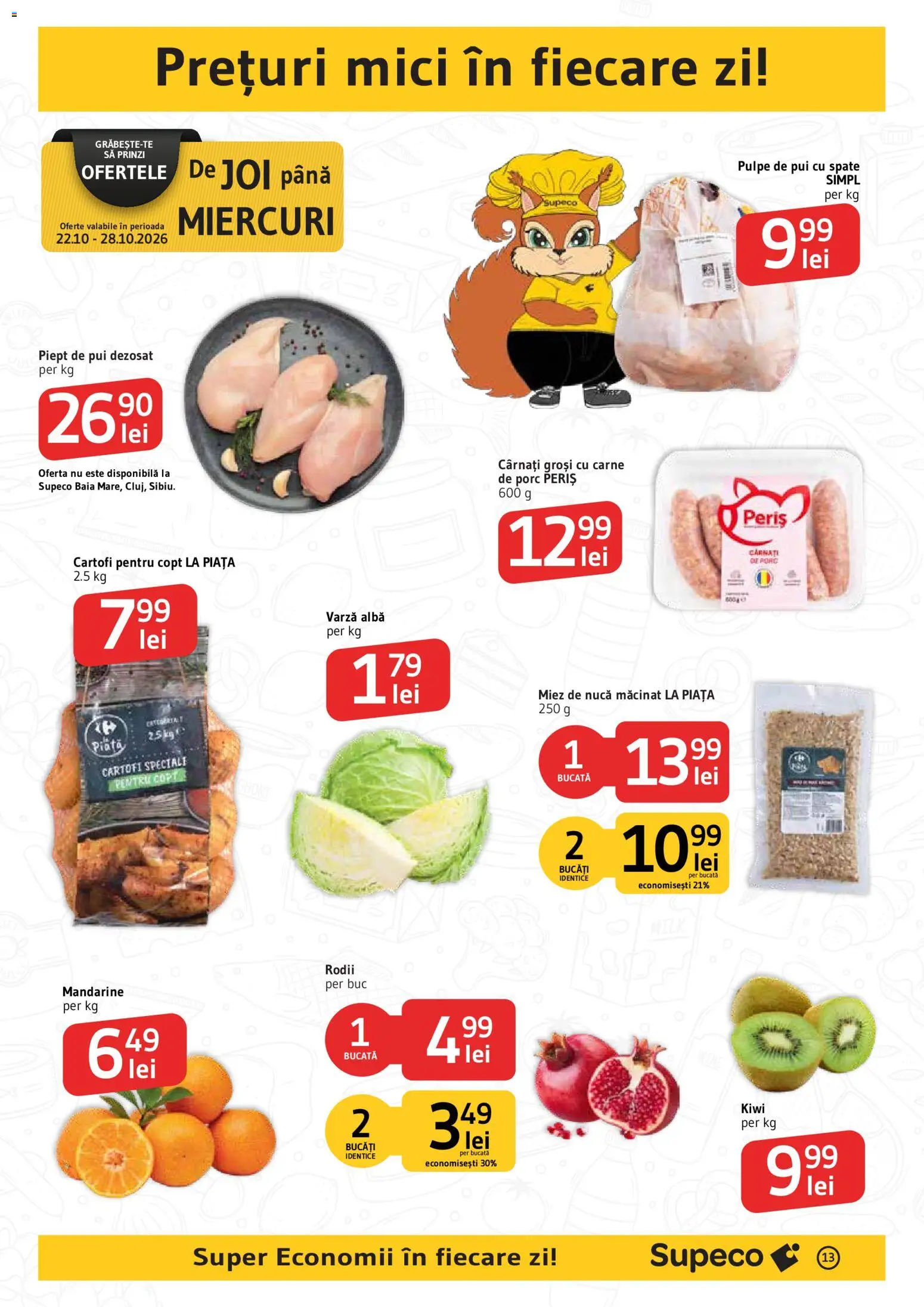 Catalog Supeco 22 Octombrie - 3 Noiembrie 2026 | Pagina 13 | Produse: Alba, Kiwi, Mandarine, Cartofi