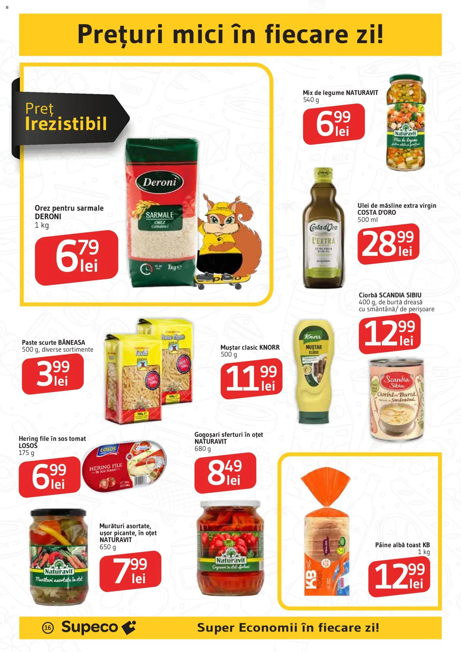 Catalog Supeco 22 Octombrie - 3 Noiembrie 2026 | Pagina 16 | Produse: Alba, Oțet, Orez, Legume