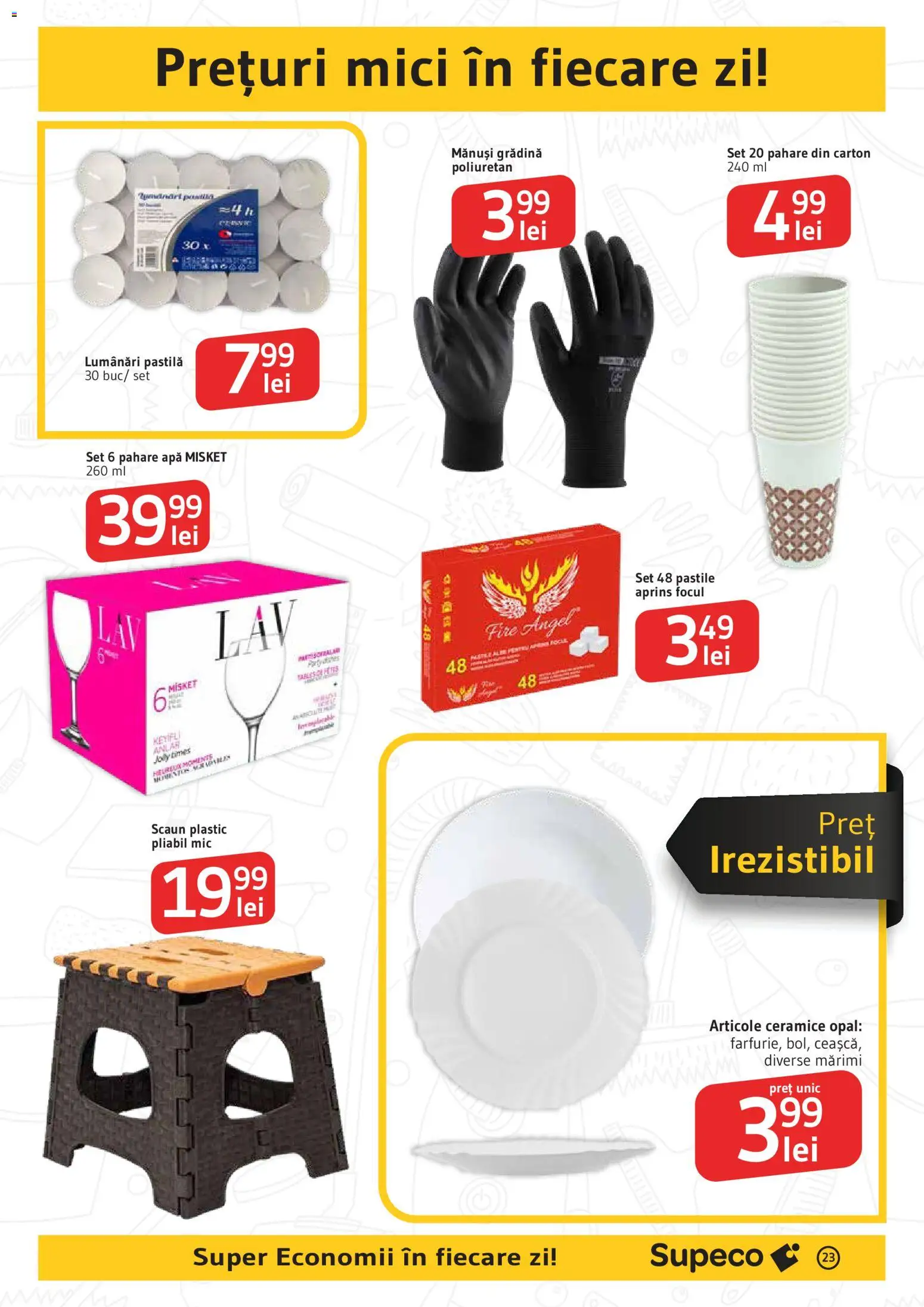 Catalog Supeco 22 Octombrie - 3 Noiembrie 2026 | Pagina 23 | Produse: Gradina, Scaun, Mici, Apă