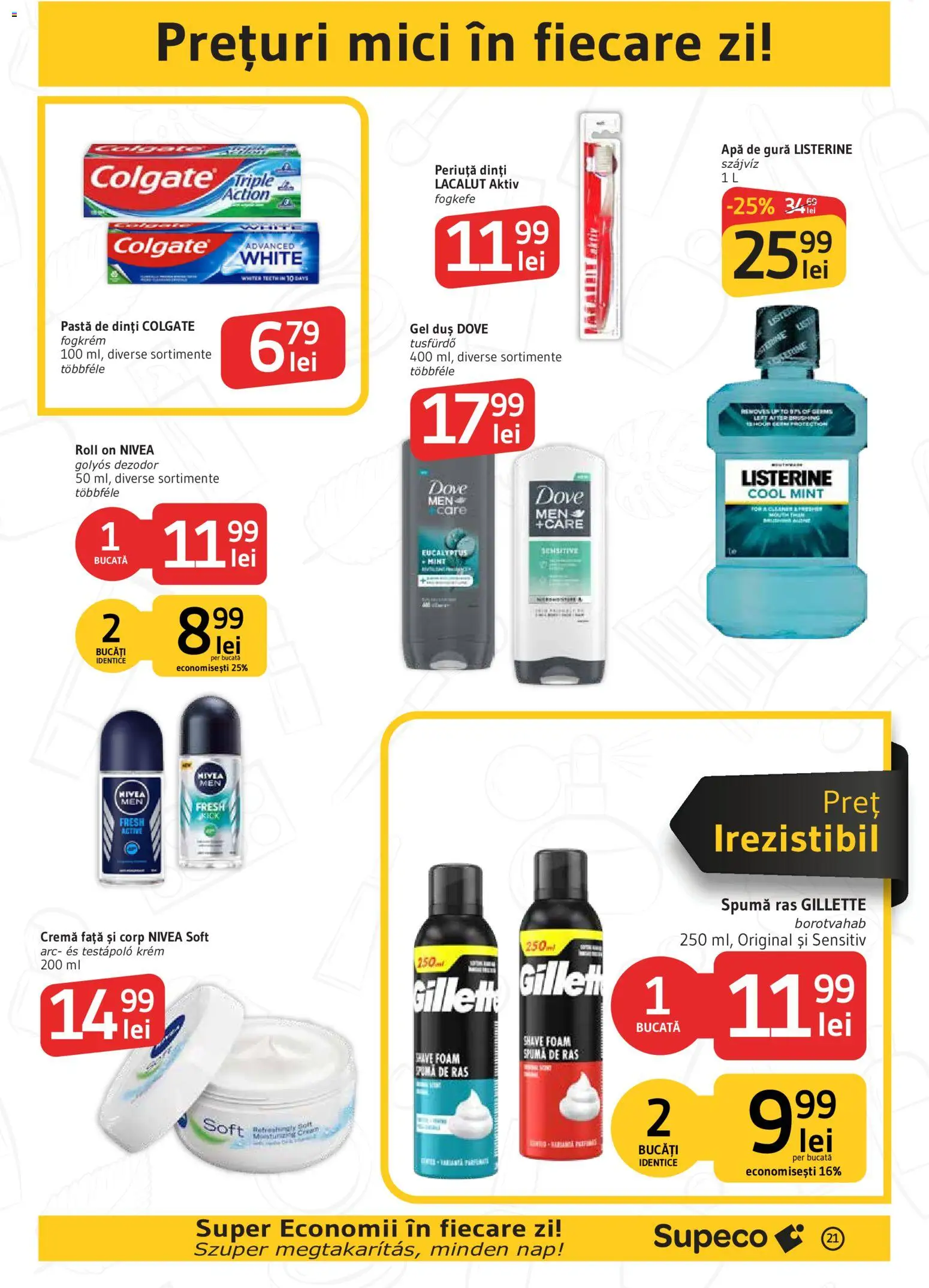 Catalog Supeco 22 Octombrie - 3 Noiembrie 2026 | Pagina 21 | Produse: Duș, Mici, Spumă de ras, Pastă de dinți