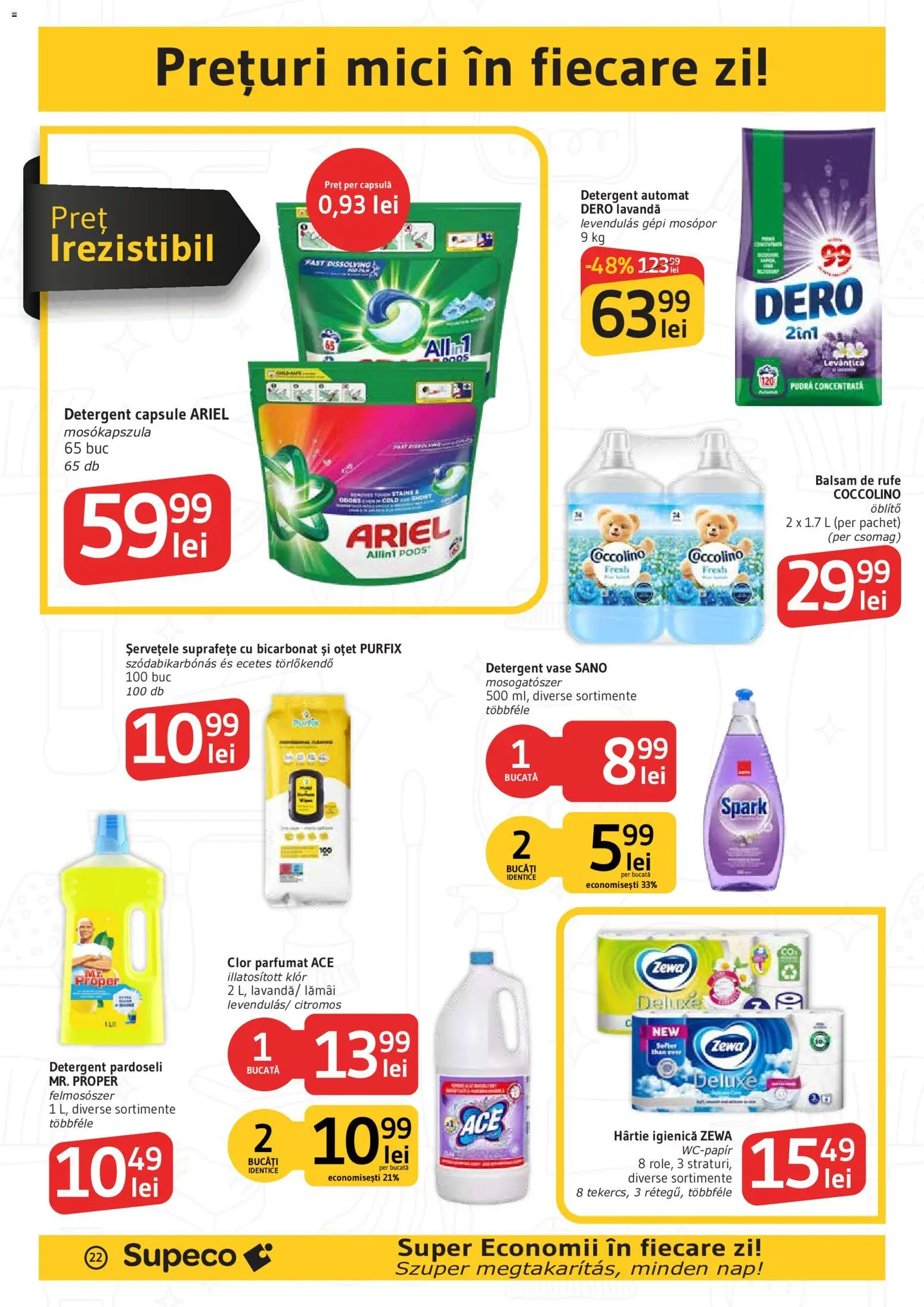 Catalog Supeco 22 Octombrie - 3 Noiembrie 2026 | Pagina 22 | Produse: Lamai, Detergent Automat, Vase, Balsam