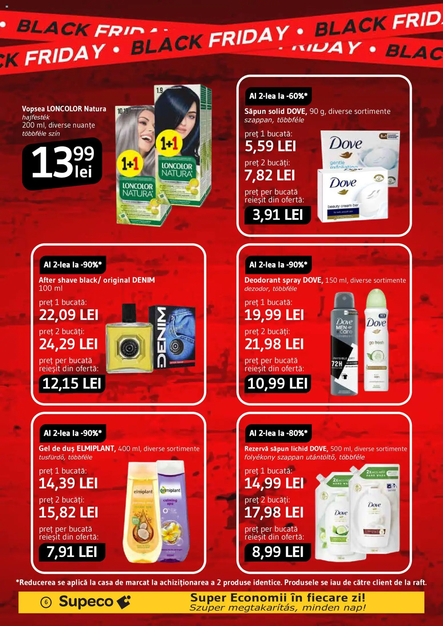 Catalog Supeco 22 Octombrie - 3 Noiembrie 2026 | Pagina 6 | Produse: After shave, Săpun solid, Vopsea, Rezervă săpun