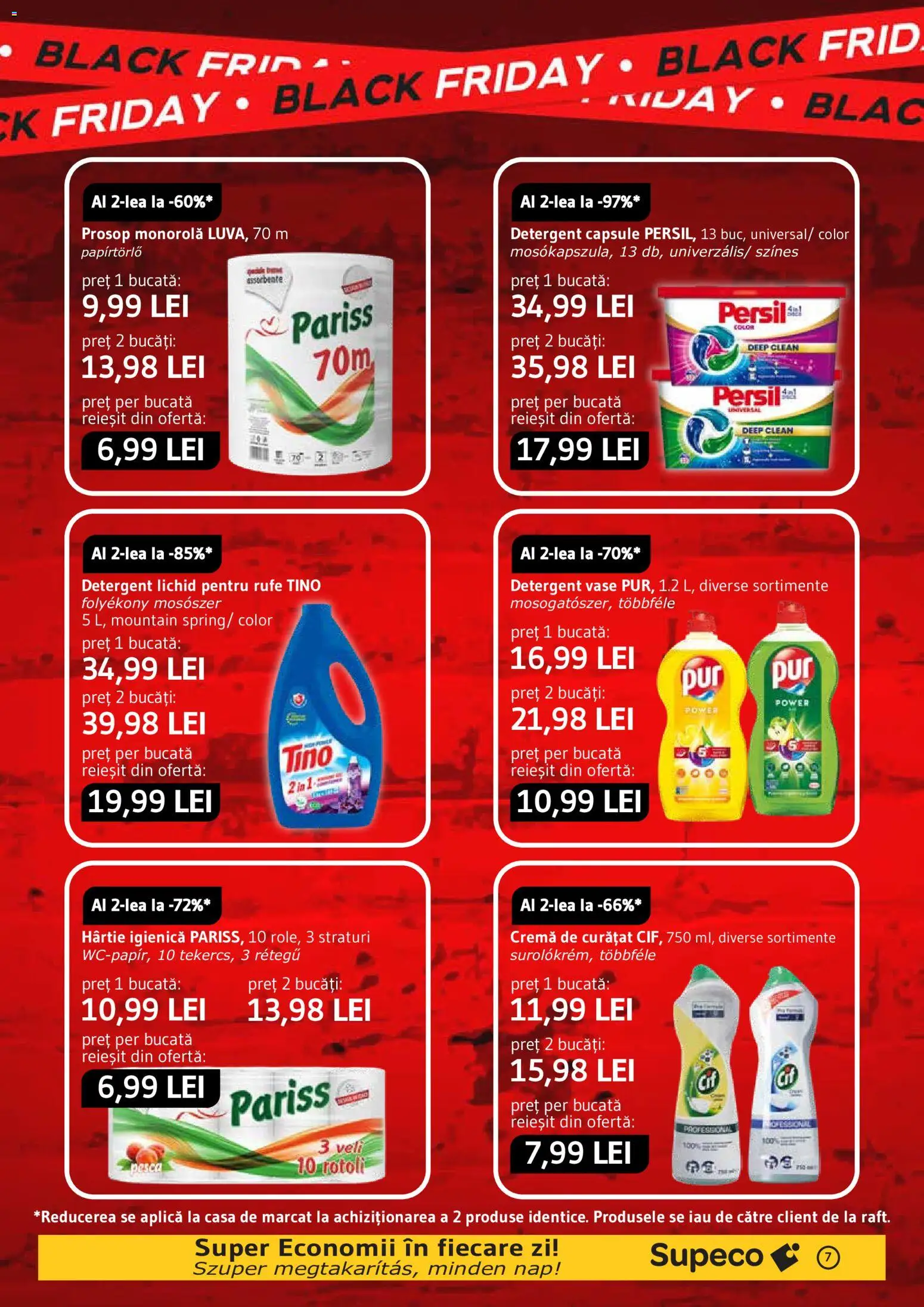 Catalog Supeco 22 Octombrie - 3 Noiembrie 2026 | Pagina 7 | Produse: Aplică, Detergent Capsule, Prosop monorolă, Cremă