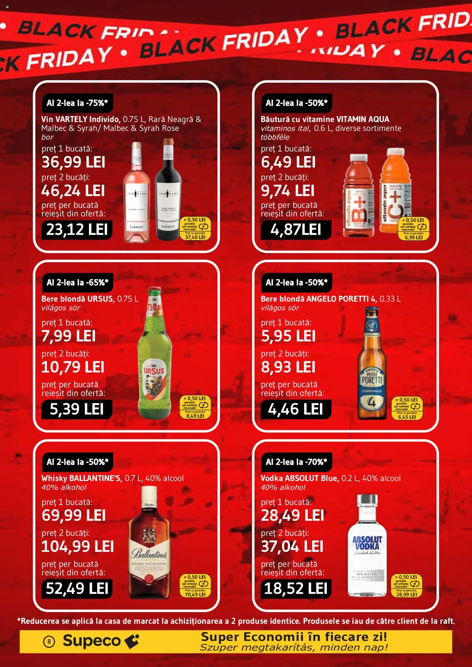 Catalog Supeco 22 Octombrie - 3 Noiembrie 2026 | Pagina 8 | Produse: Ursus, Raft, Absolut, Bere