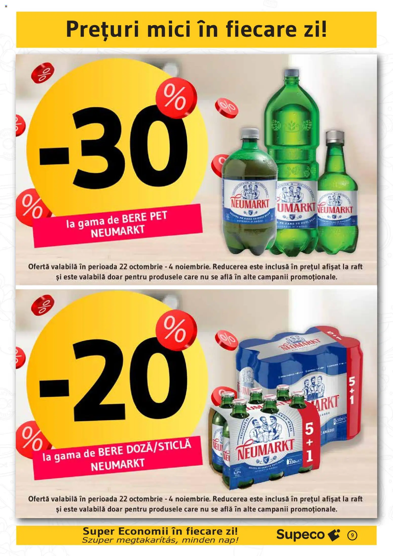 Catalog Supeco 22 Octombrie - 3 Noiembrie 2026 | Pagina 9 | Produse: Raft, Mici, Bere