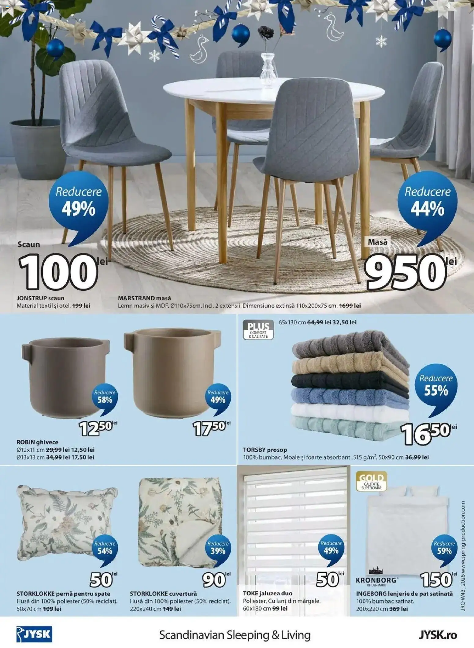 Catalog JYSK 26 Octombrie - 23 Noiembrie 2026 | Pagina 16 | Produse: Cuvertură, Lenjerie de pat, Pernă, Plus