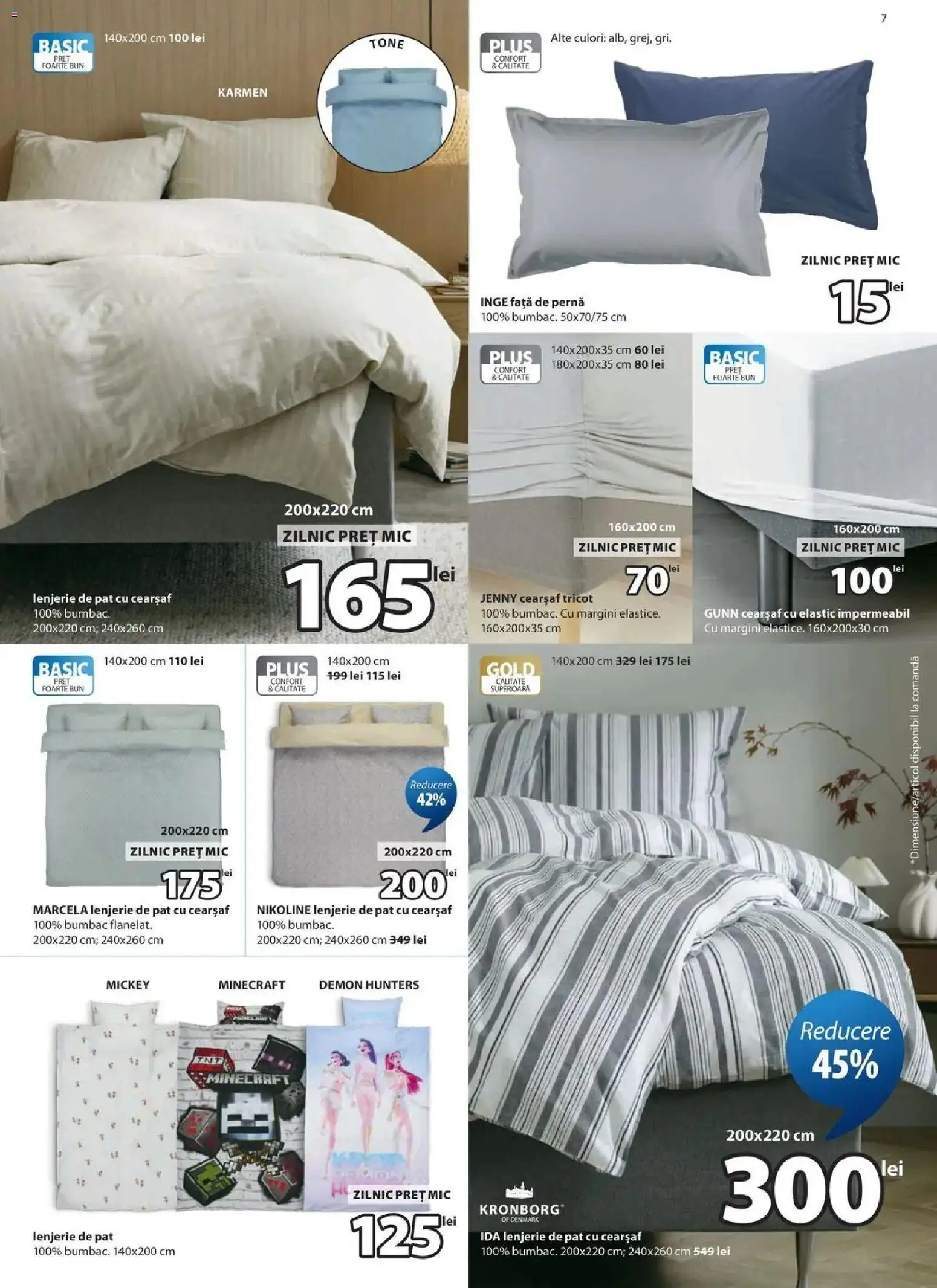 Catalog JYSK 26 Octombrie - 23 Noiembrie 2026 | Pagina 7 | Produse: Pat, Lenjerie de pat, Pernă, Față de pernă