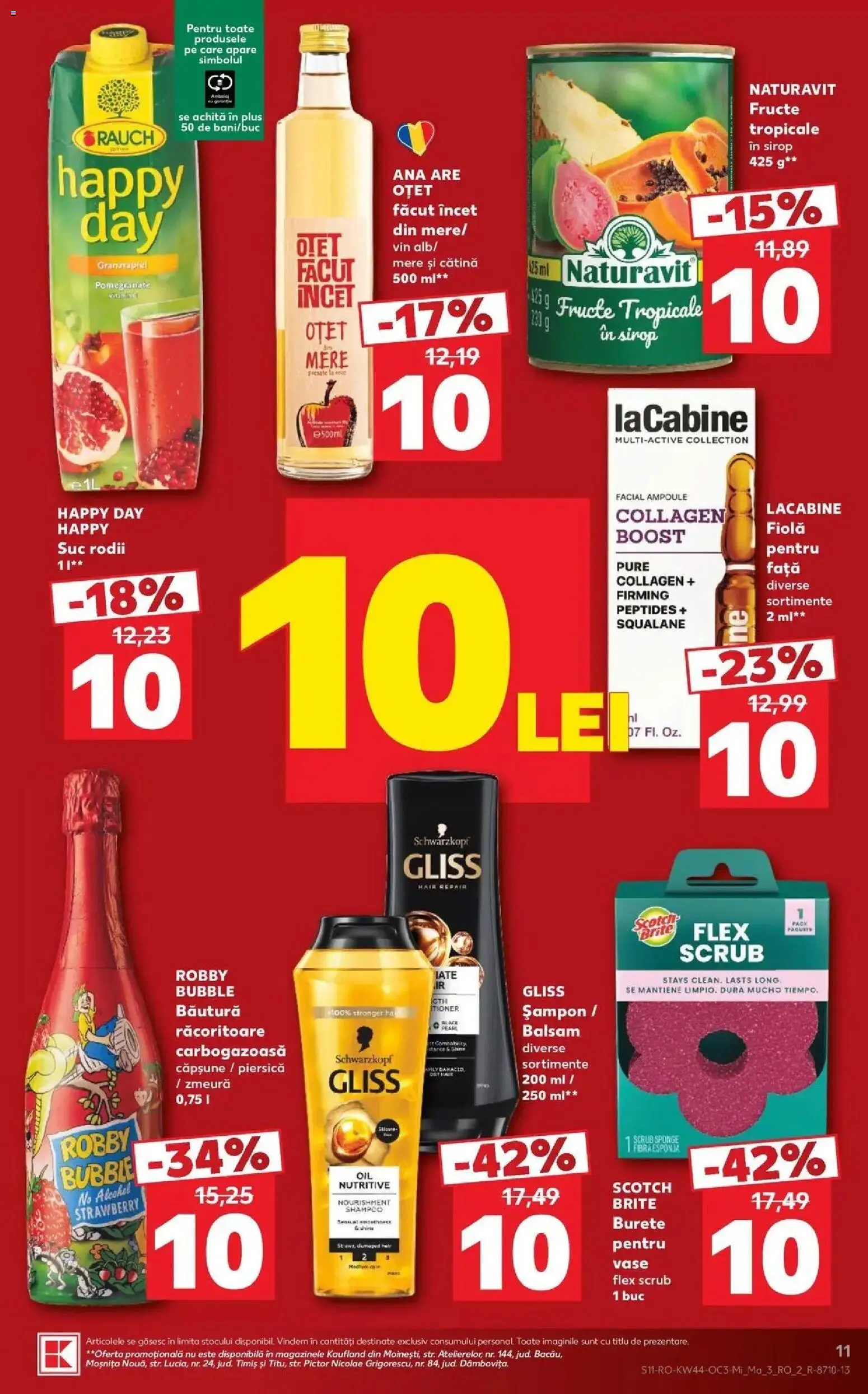 Catalog Kaufland 28 Octombrie - 2 Noiembrie 2026 | Pagina 11 | Produse: Piersică, Vase, Mere, Sirop
