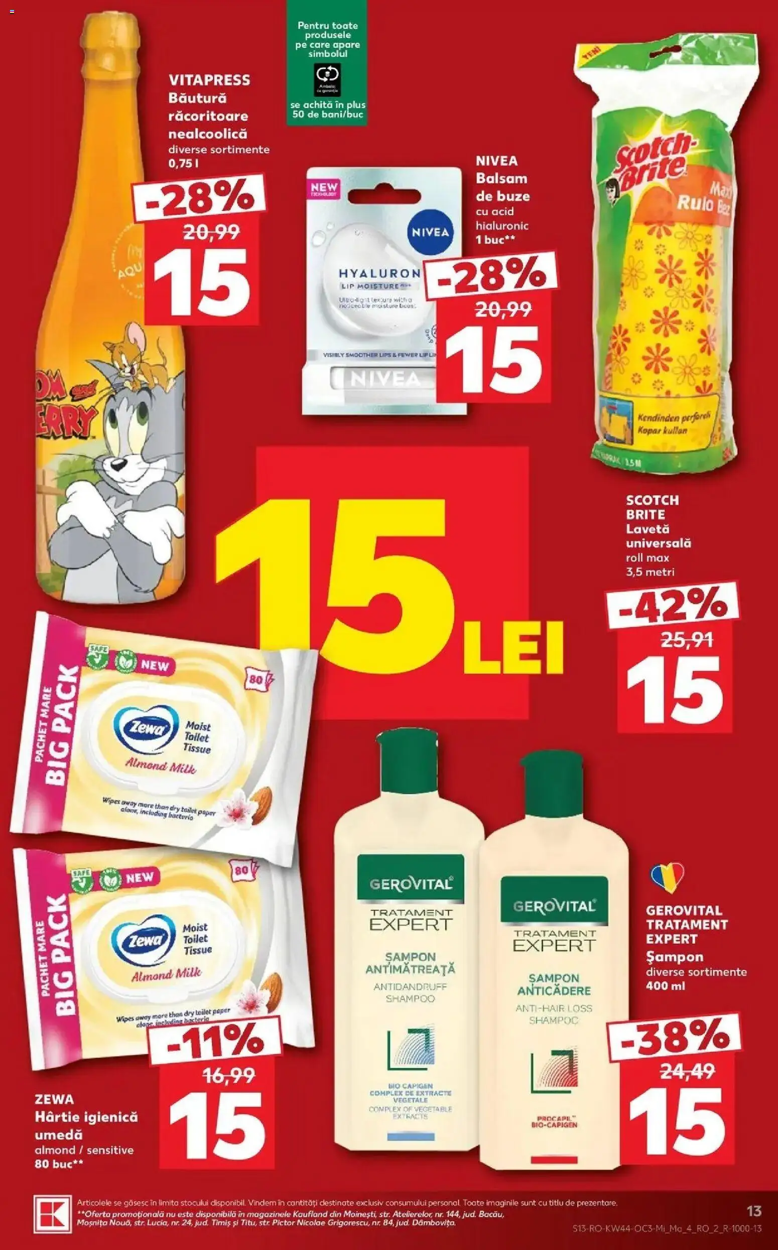 Catalog Kaufland 28 Octombrie - 2 Noiembrie 2026 | Pagina 13 | Produse: Bio, Șampon, Balsam, Plus