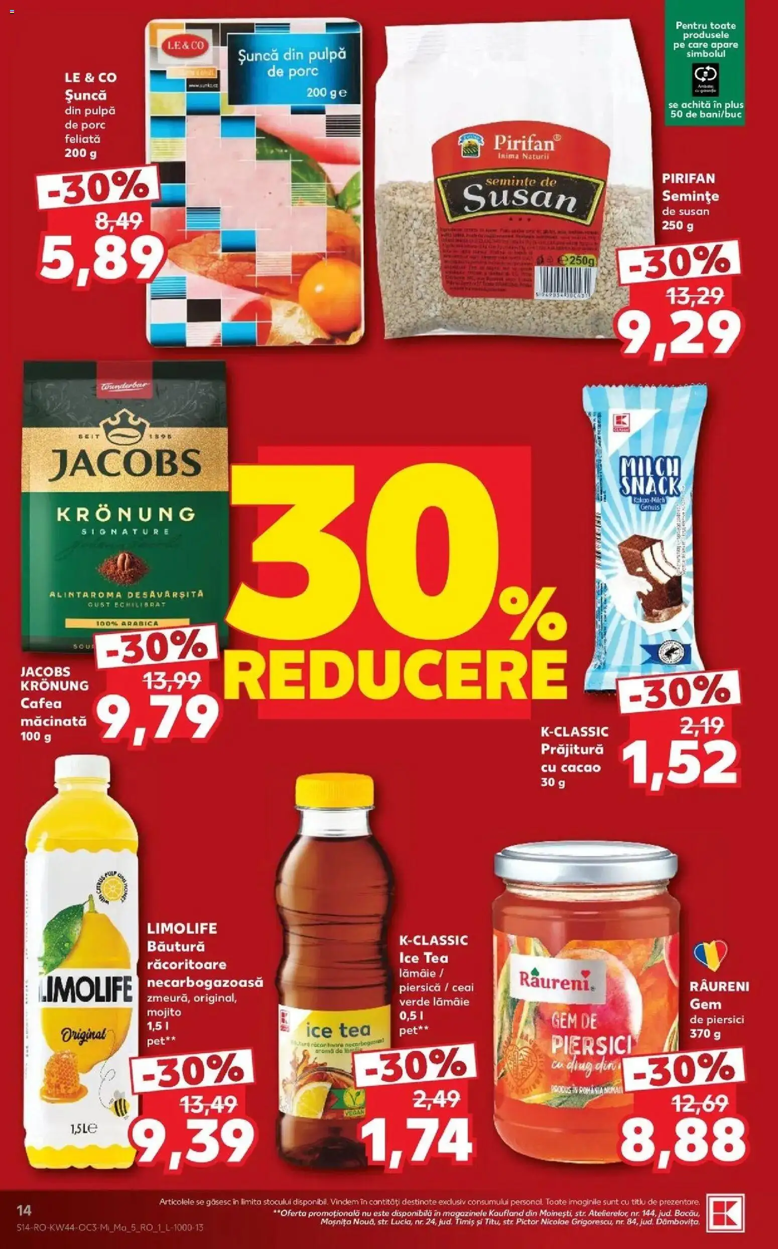 Catalog Kaufland 28 Octombrie - 2 Noiembrie 2026 | Pagina 14 | Produse: Piersică, Prăjitură, Ceai, Piersici