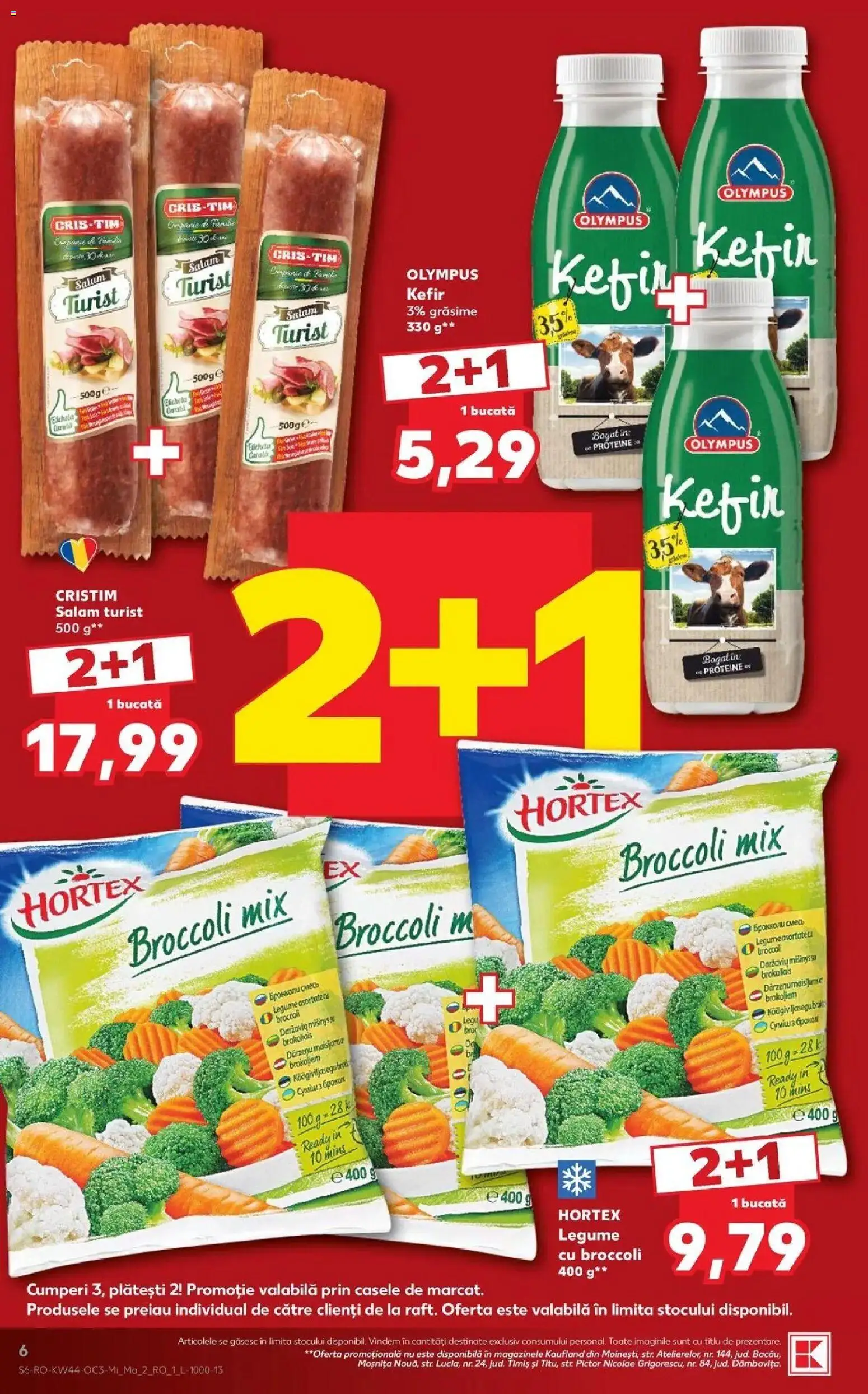 Catalog Kaufland 28 Octombrie - 2 Noiembrie 2026 | Pagina 6 | Produse: Proteine, Salam, Kefir, Legume