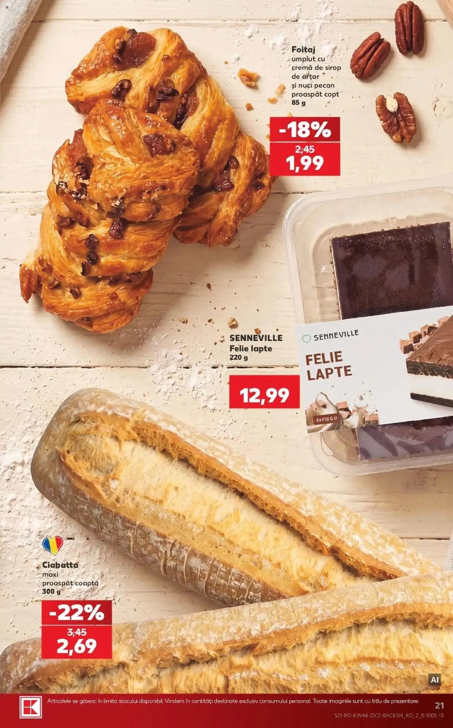 Catalog Kaufland 28 Octombrie - 2 Noiembrie 2026 | Pagina 21 | Produse: Lapte, Sirop de arțar, Sirop, Nuci