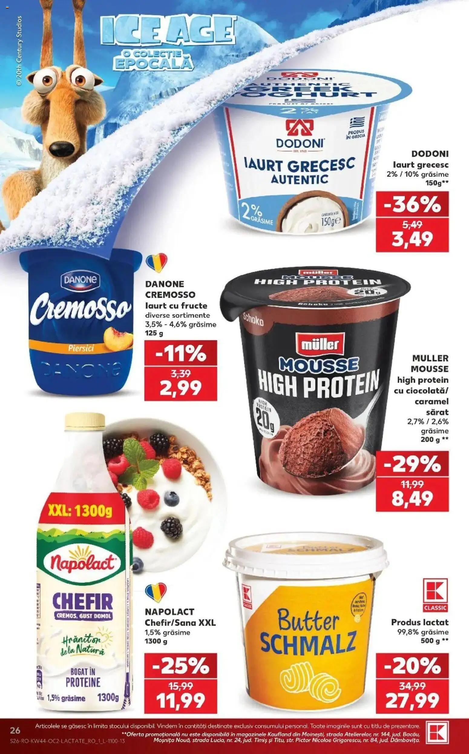 Catalog Kaufland 28 Octombrie - 2 Noiembrie 2026 | Pagina 26 | Produse: Proteine, Chefir, Iaurt, Fructe