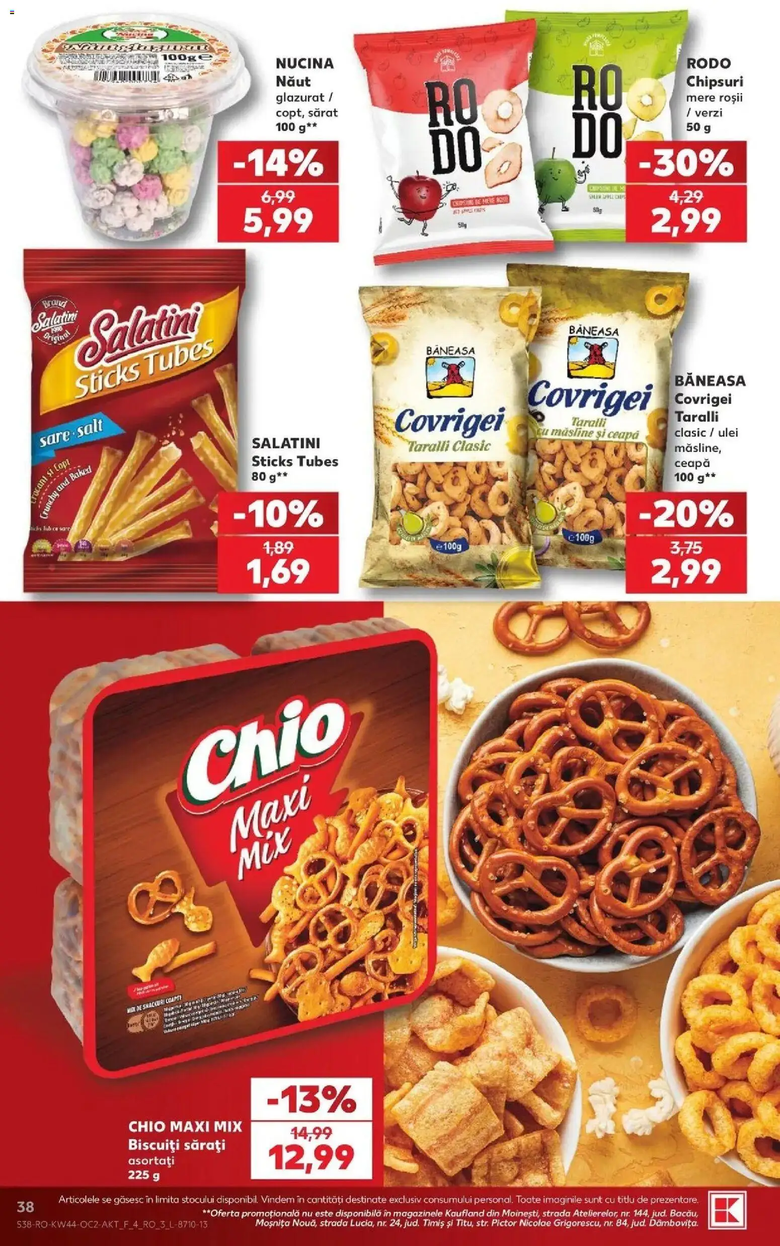 Catalog Kaufland 28 Octombrie - 2 Noiembrie 2026 | Pagina 38 | Produse: Măsline, Covrigei, Roșii, Ceapă