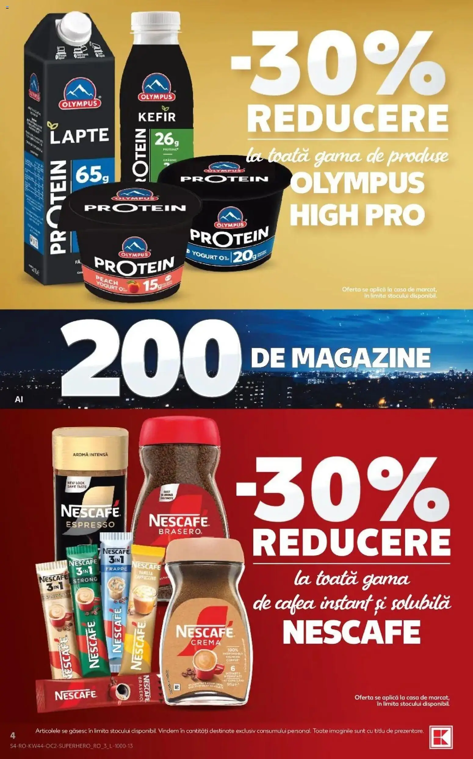 Catalog Kaufland 28 Octombrie - 2 Noiembrie 2026 | Pagina 4 | Produse: Aplică, Cremă, Cafea, Kefir