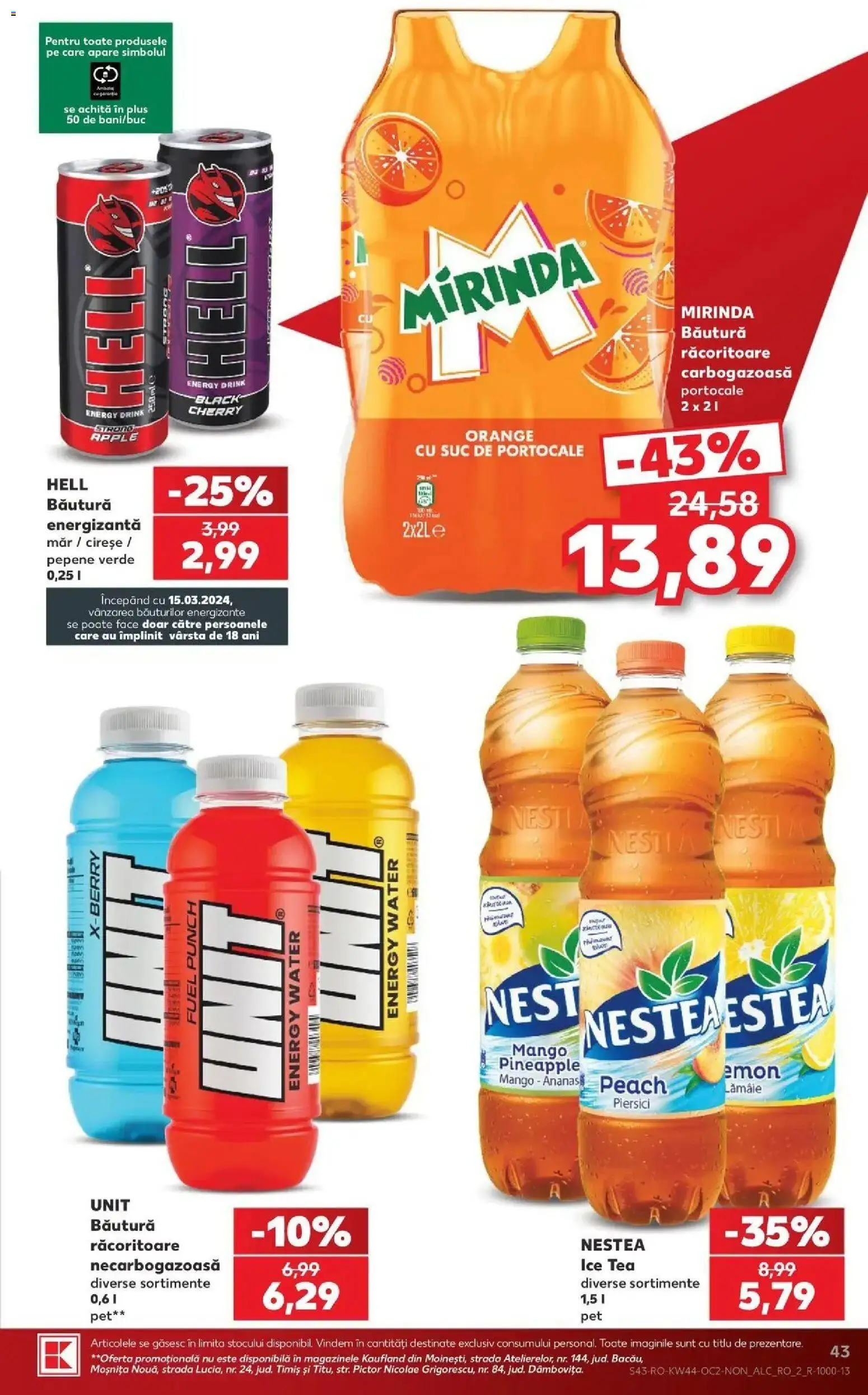 Catalog Kaufland 28 Octombrie - 2 Noiembrie 2026 | Pagina 43 | Produse: Apple, Portocale, Piersici, Mango