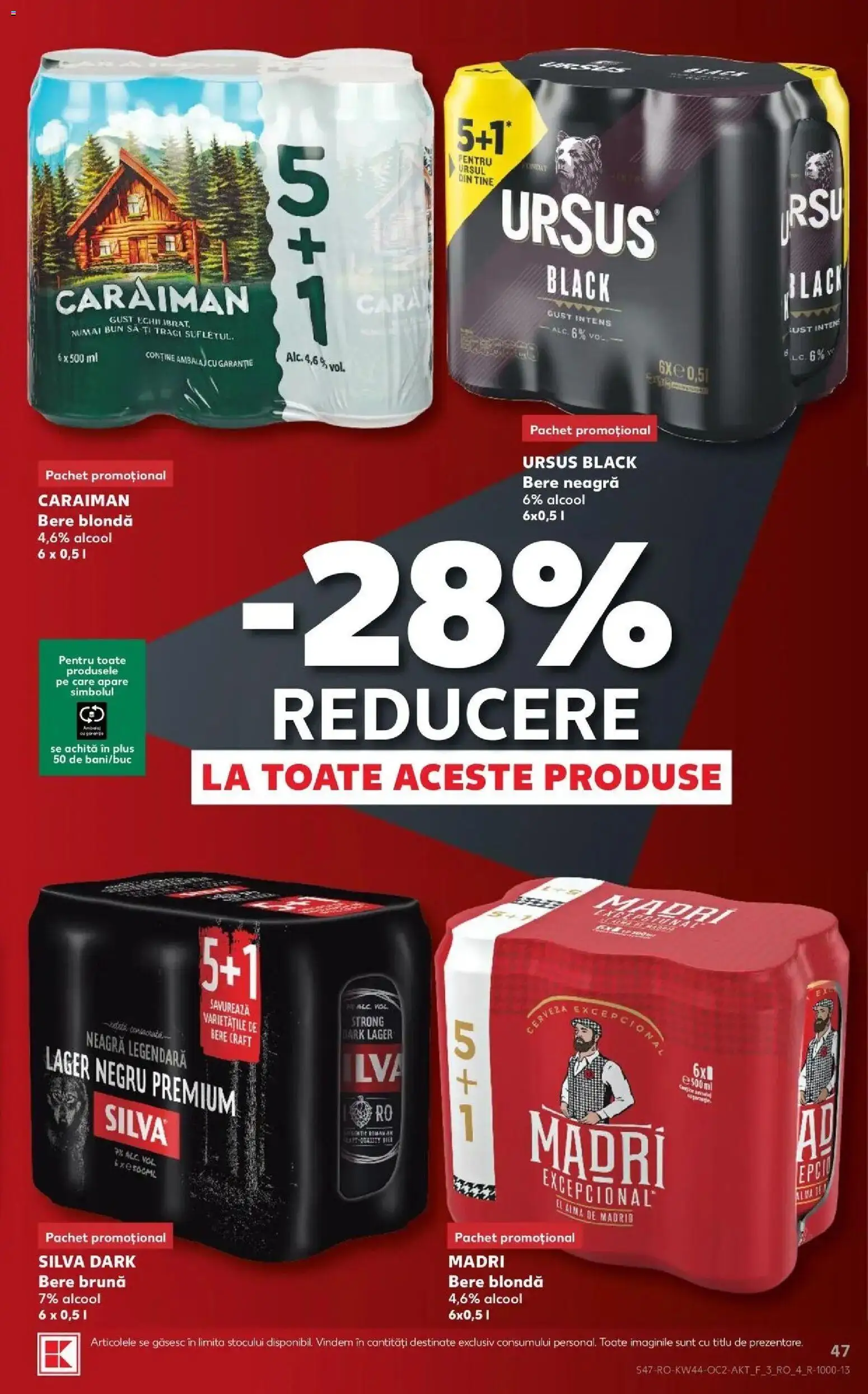 Catalog Kaufland 28 Octombrie - 2 Noiembrie 2026 | Pagina 47 | Produse: Premium, Bere, Plus, Black