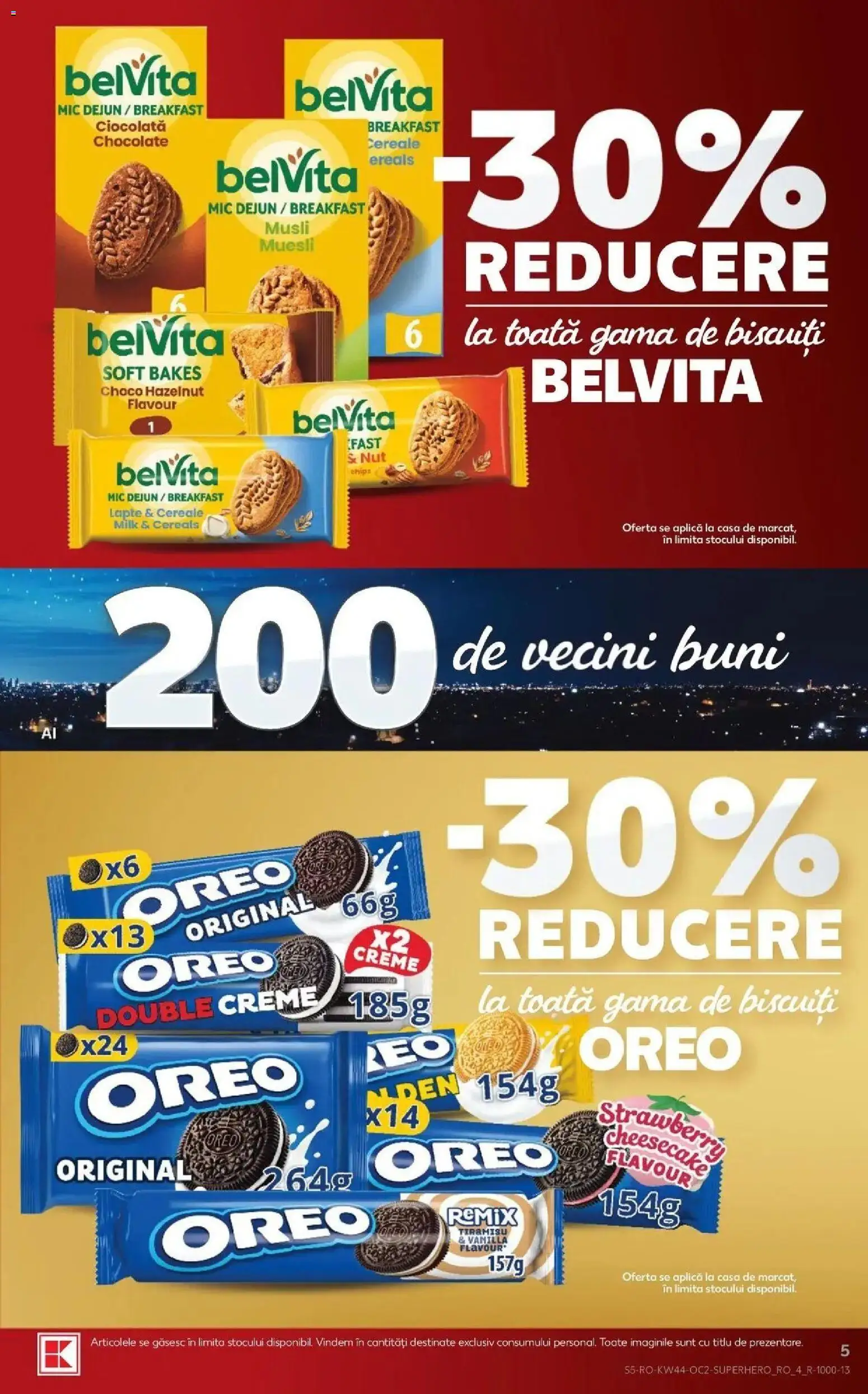 Catalog Kaufland 28 Octombrie - 2 Noiembrie 2026 | Pagina 5 | Produse: Oreo, Lapte, Ciocolată, Biscuiți