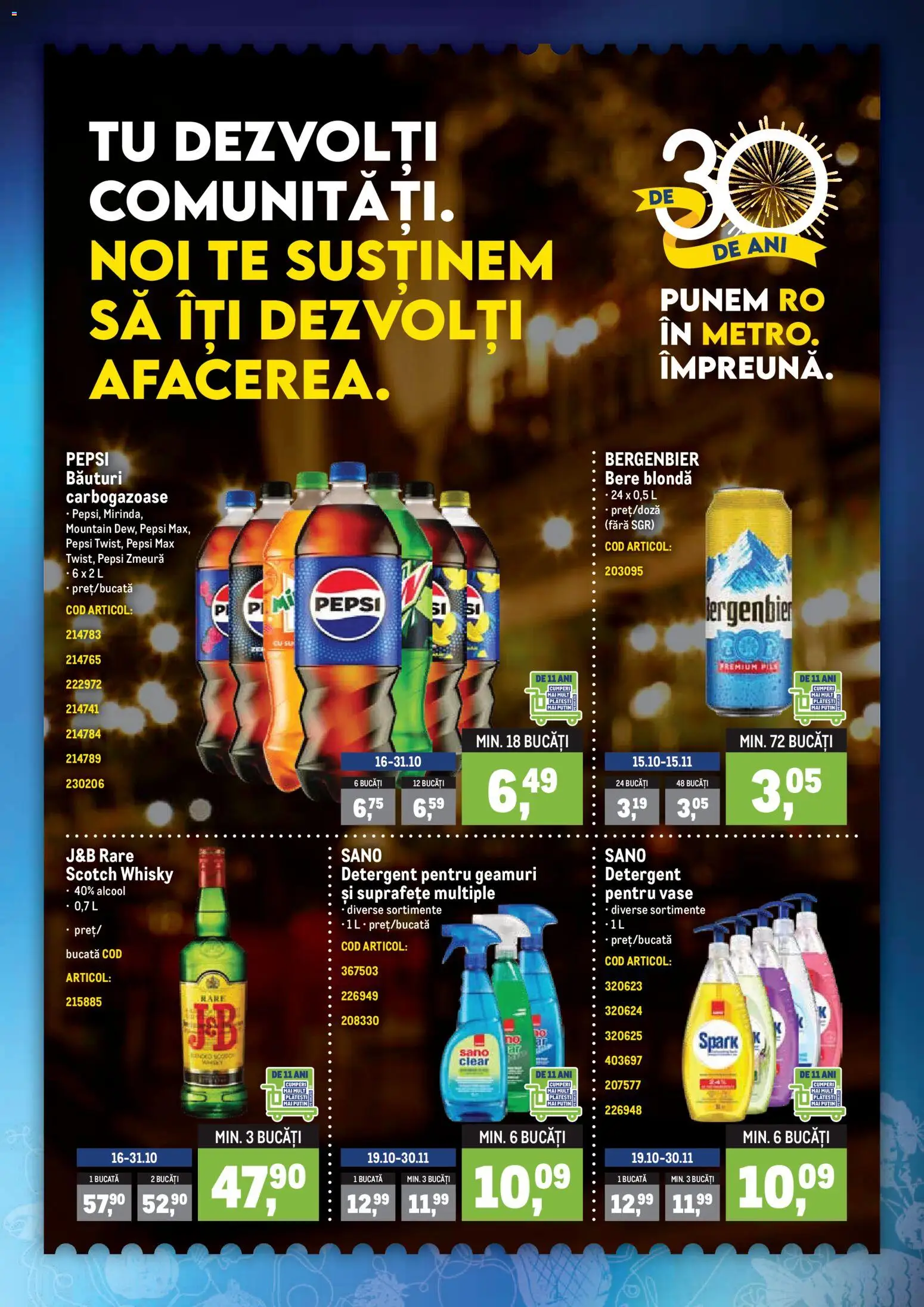Catalog METRO 26 Octombrie - 1 Noiembrie 2026 | Pagina 2 | Produse: Scotch Whisky, Bere, Detergent, Bergenbier