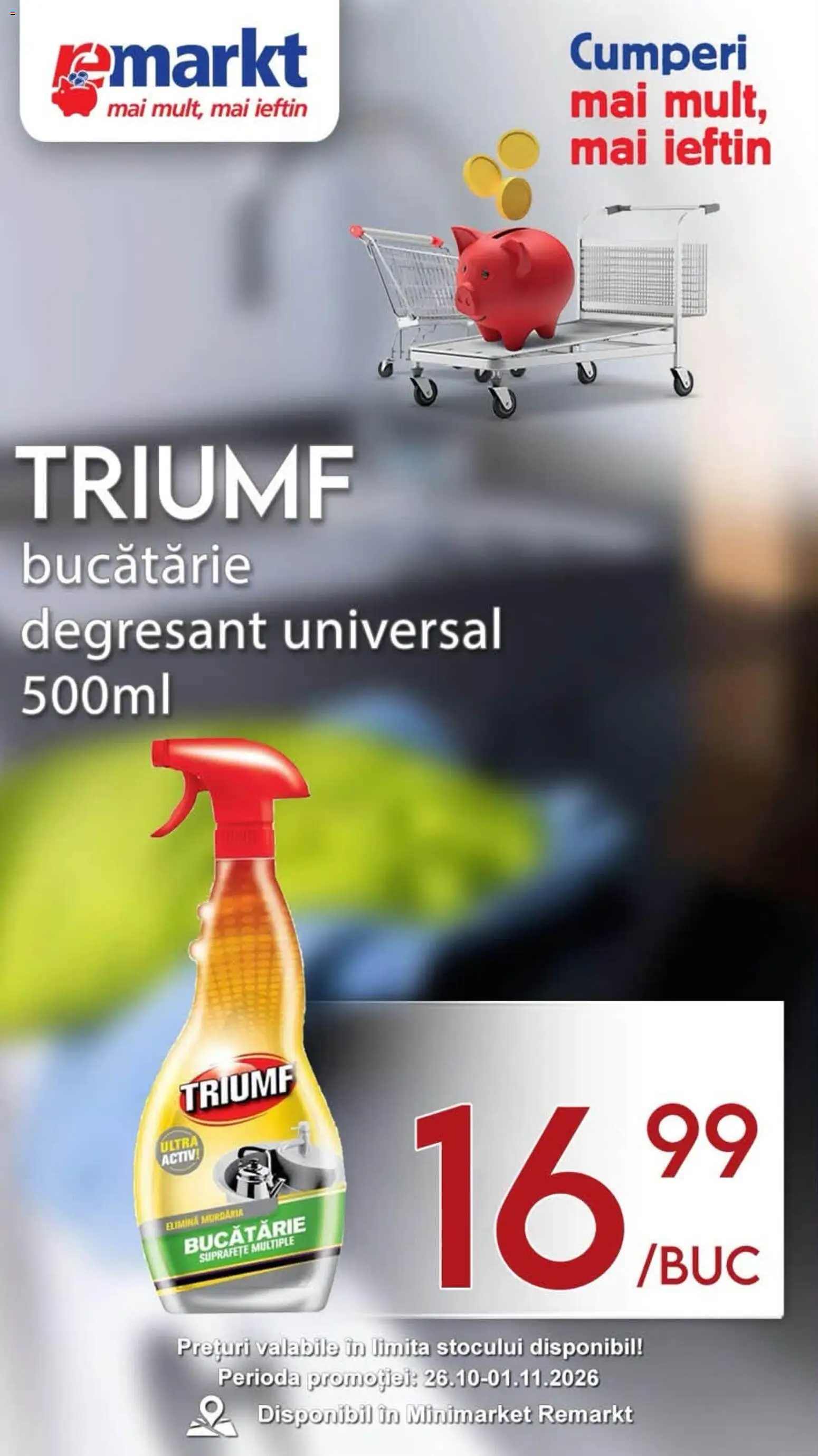 Catalog Remarkt 26 - 31 Octombrie 2026 | Pagina 1 | Produse: Bucătărie