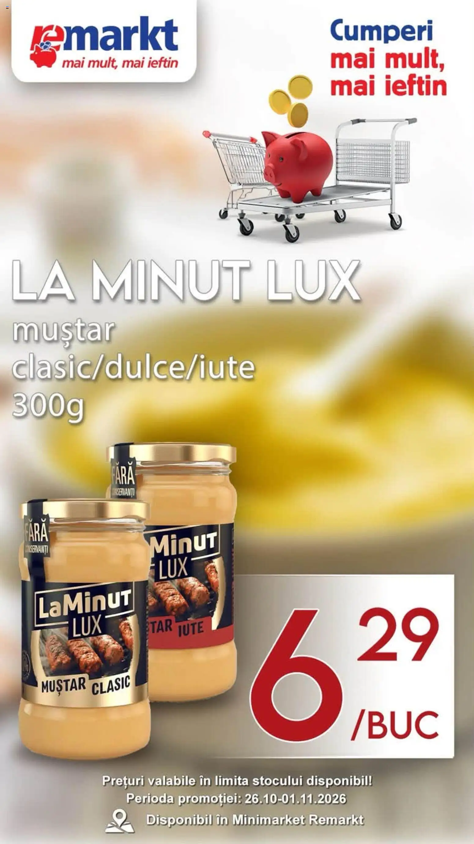 Catalog Remarkt 26 - 31 Octombrie 2026 | Pagina 2 | Produse: Lux, Muștar