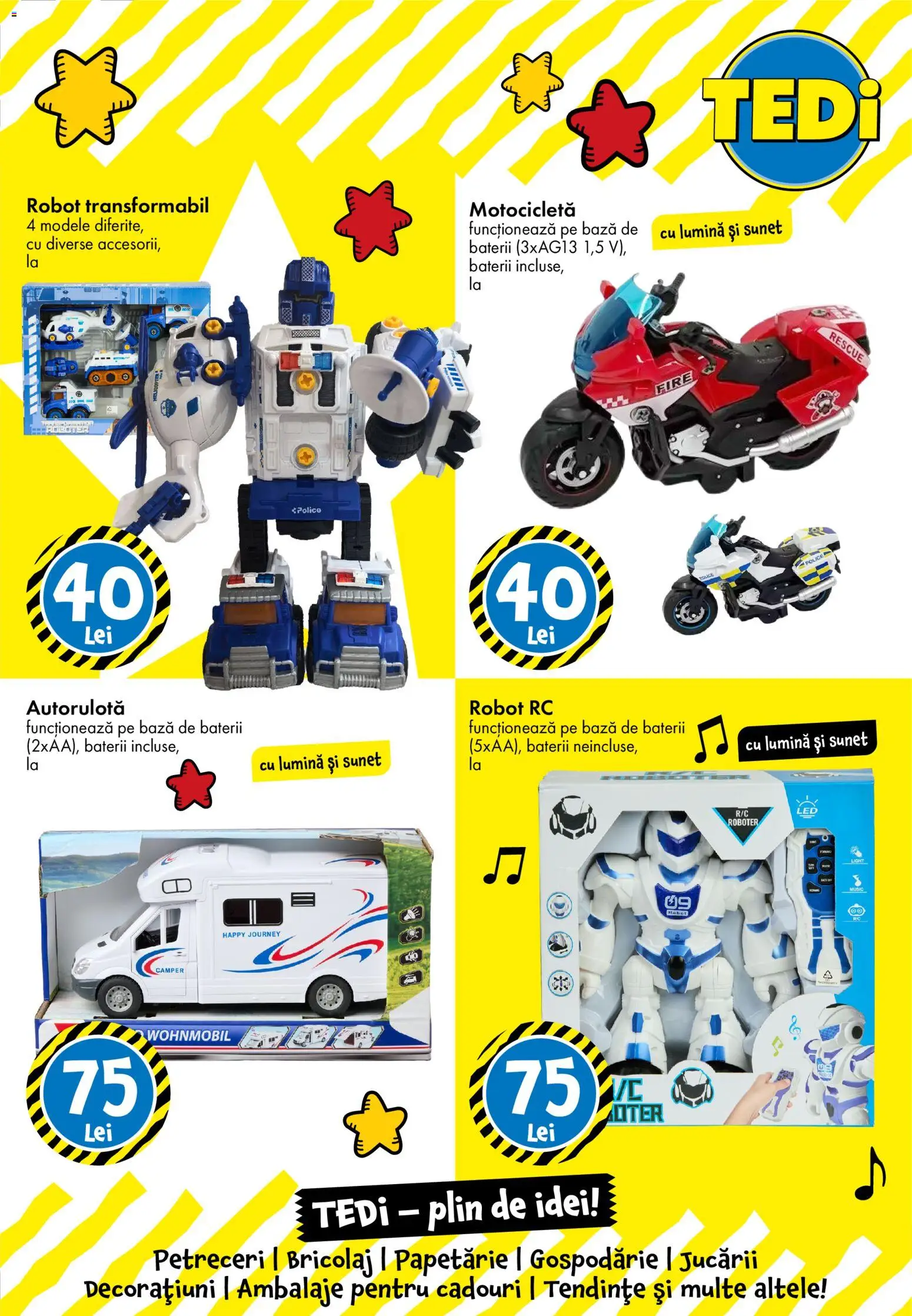 Catalog TEDi 23 Octombrie - 27 Noiembrie 2026 | Pagina 11 | Produse: Lumină, Robot, Baterii