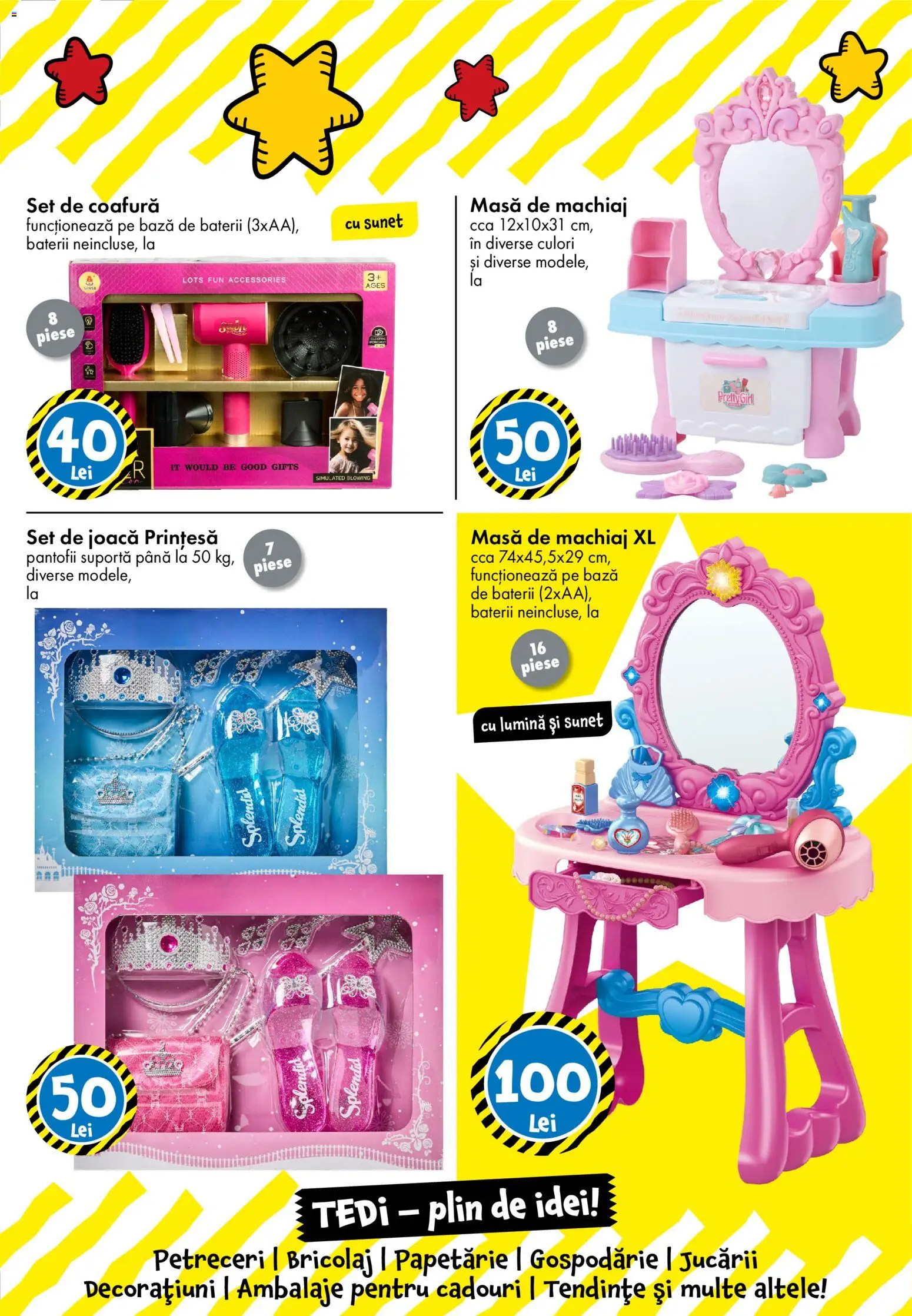 Catalog TEDi 23 Octombrie - 27 Noiembrie 2026 | Pagina 19 | Produse: Lumină, Masă, Machiaj, Baterii