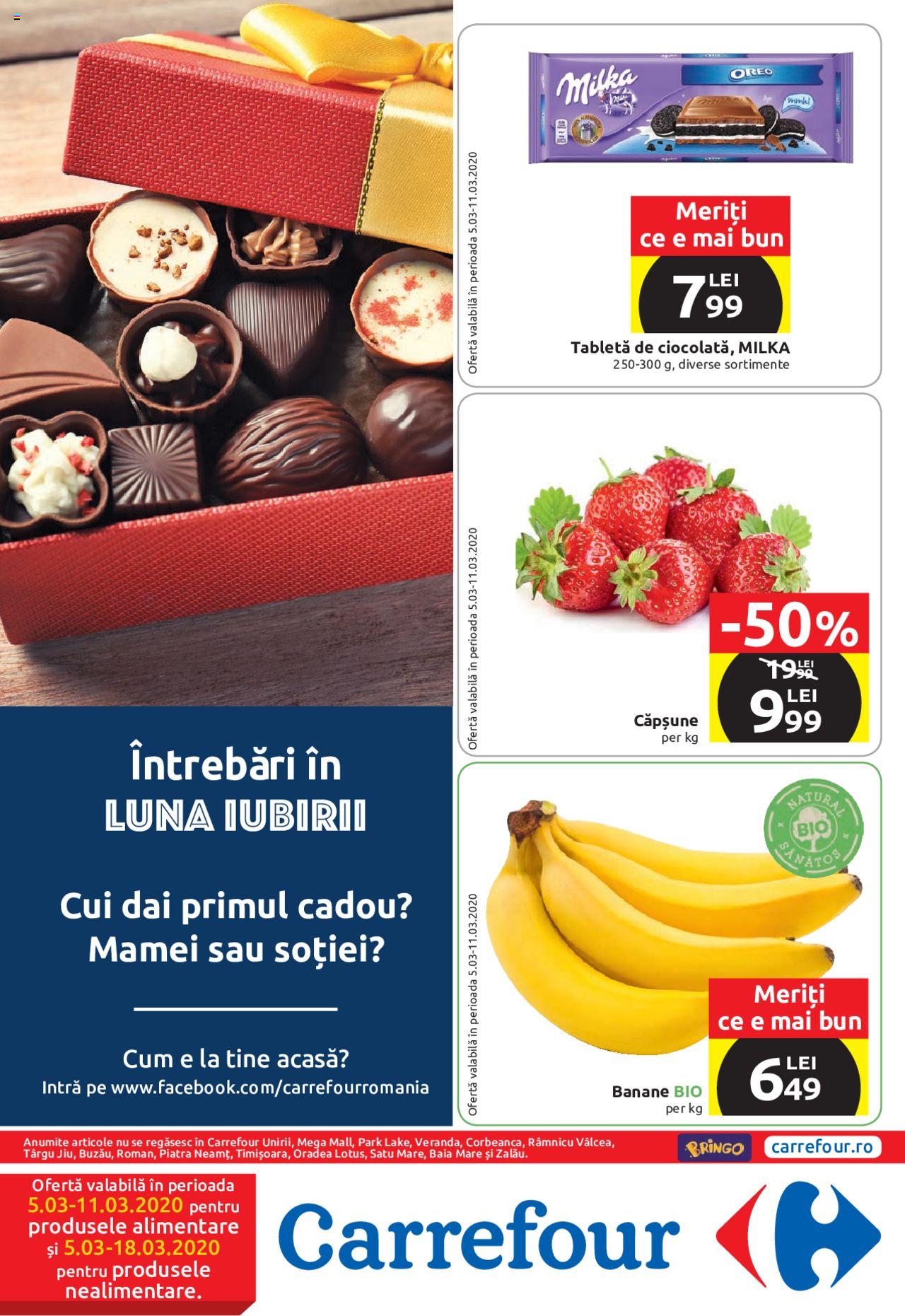 Catalog Carrefour 5 - 18 Martie 2020 | Pagina 1
