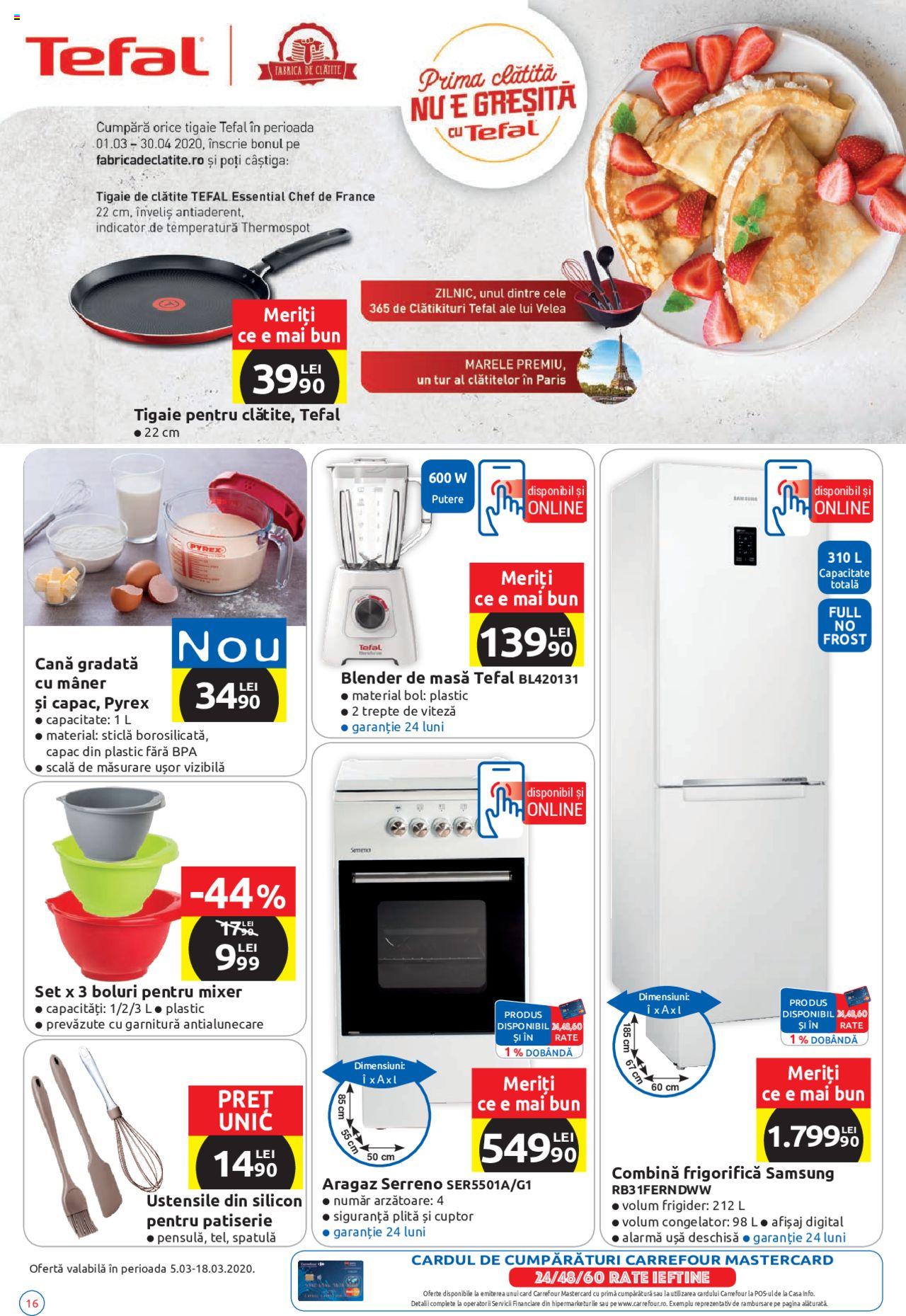 Catalog Carrefour 5 - 18 Martie 2020 | Pagina 16