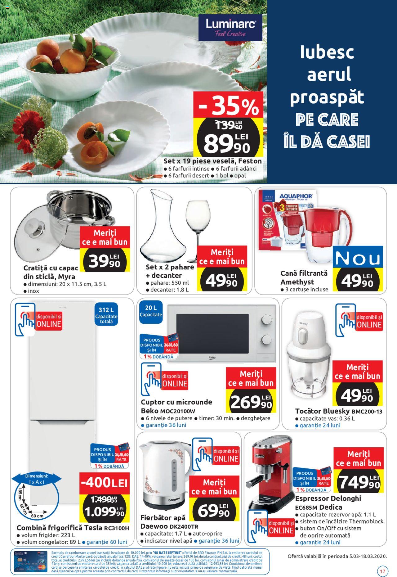 Catalog Carrefour 5 - 18 Martie 2020 | Pagina 17