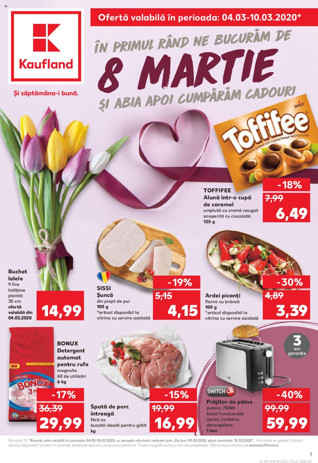 Catalog Kaufland 4 - 10 Martie 2020 | Pagina 1